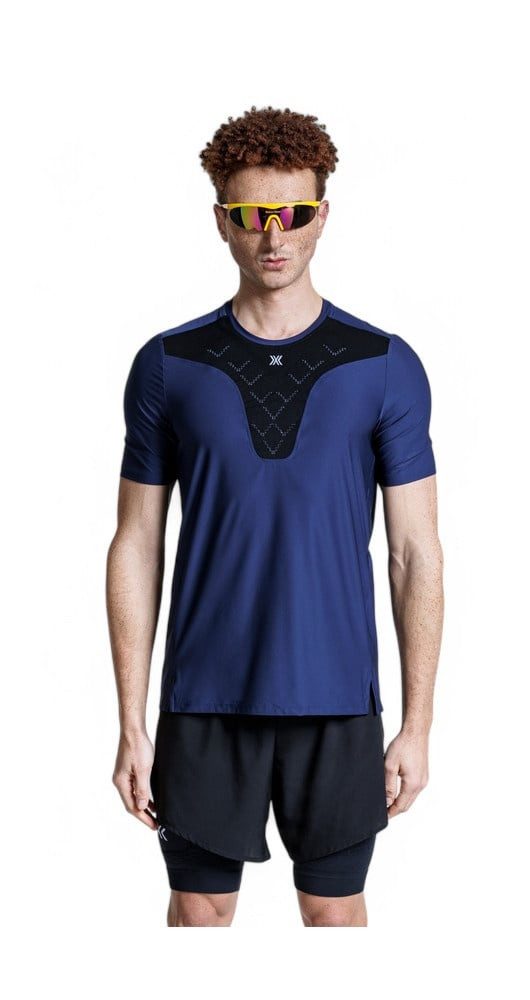 X-Bionic T-Shirt Laufshirt Corefusion Run Shirt (nahtlos) marineblau Herren