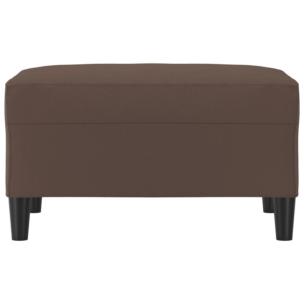 vidaXL Polsterhocker Fußhocker Braun 70x55x41 cm günstig online kaufen