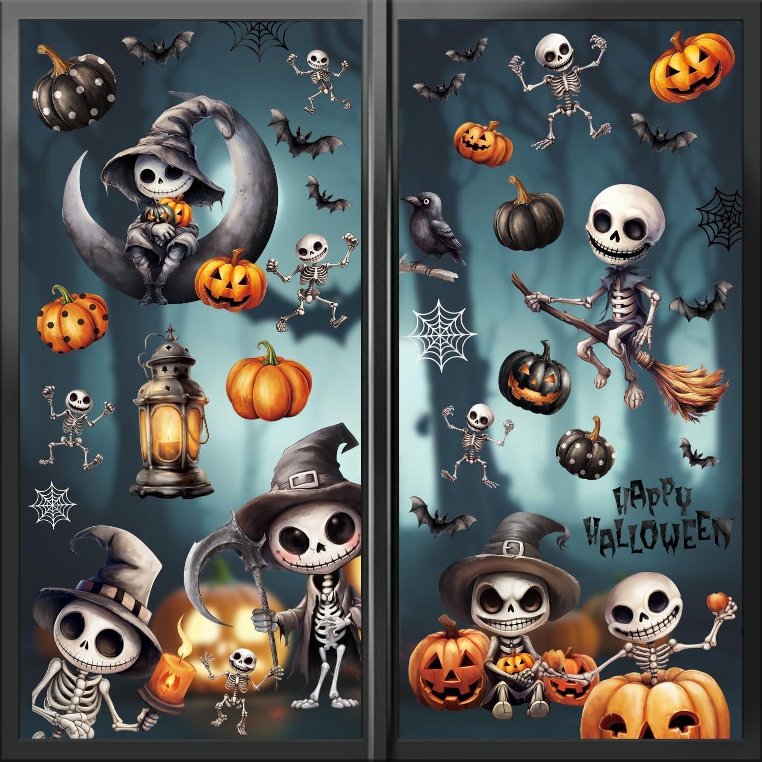LuxusKollektion Fensterbild Fensterbilder Halloween 8er-Set 21x28cm