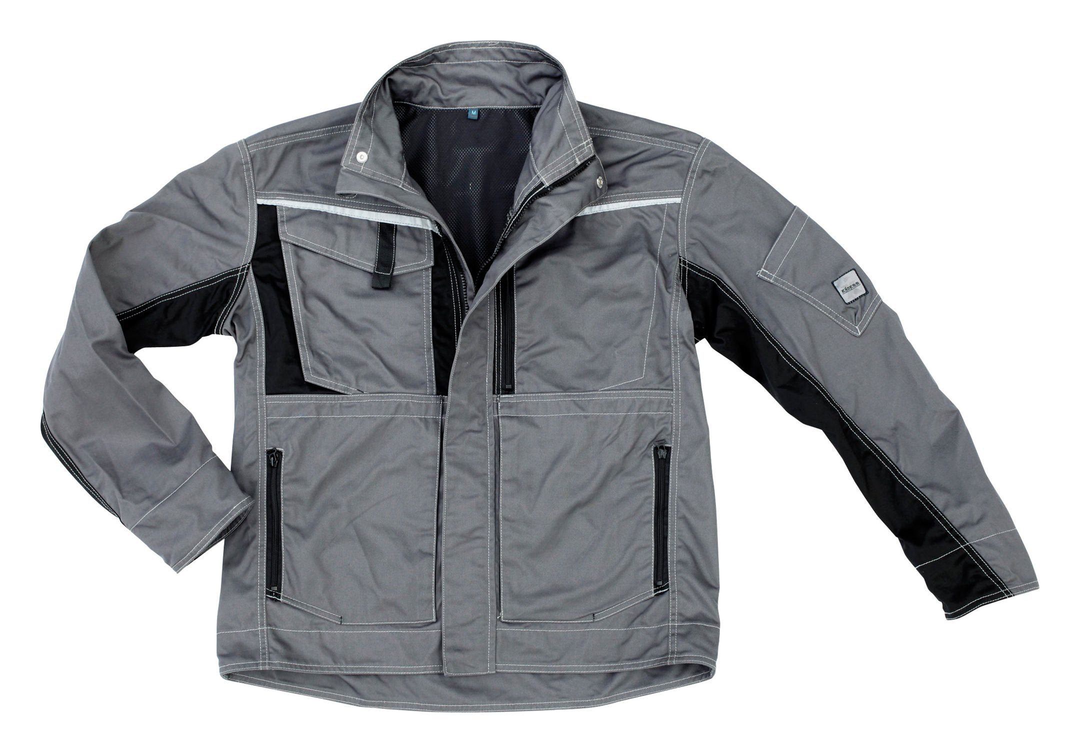 Excess Arbeitsjacke Champ Größe XL grau / schwarz