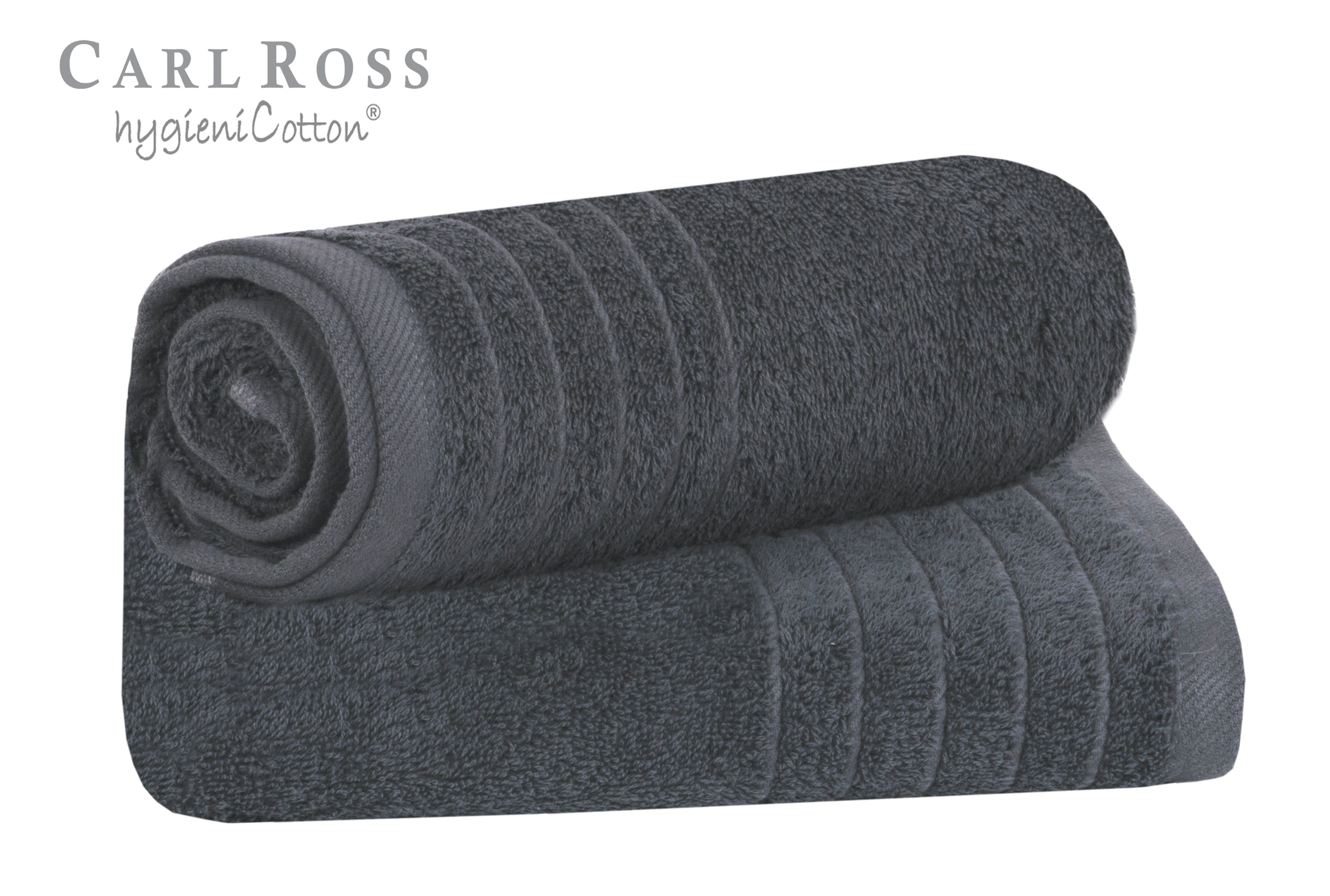 Carl Ross graphite Aufhängekordeln HygieniCotton, Handtuch mit (2-St), Frottee 2