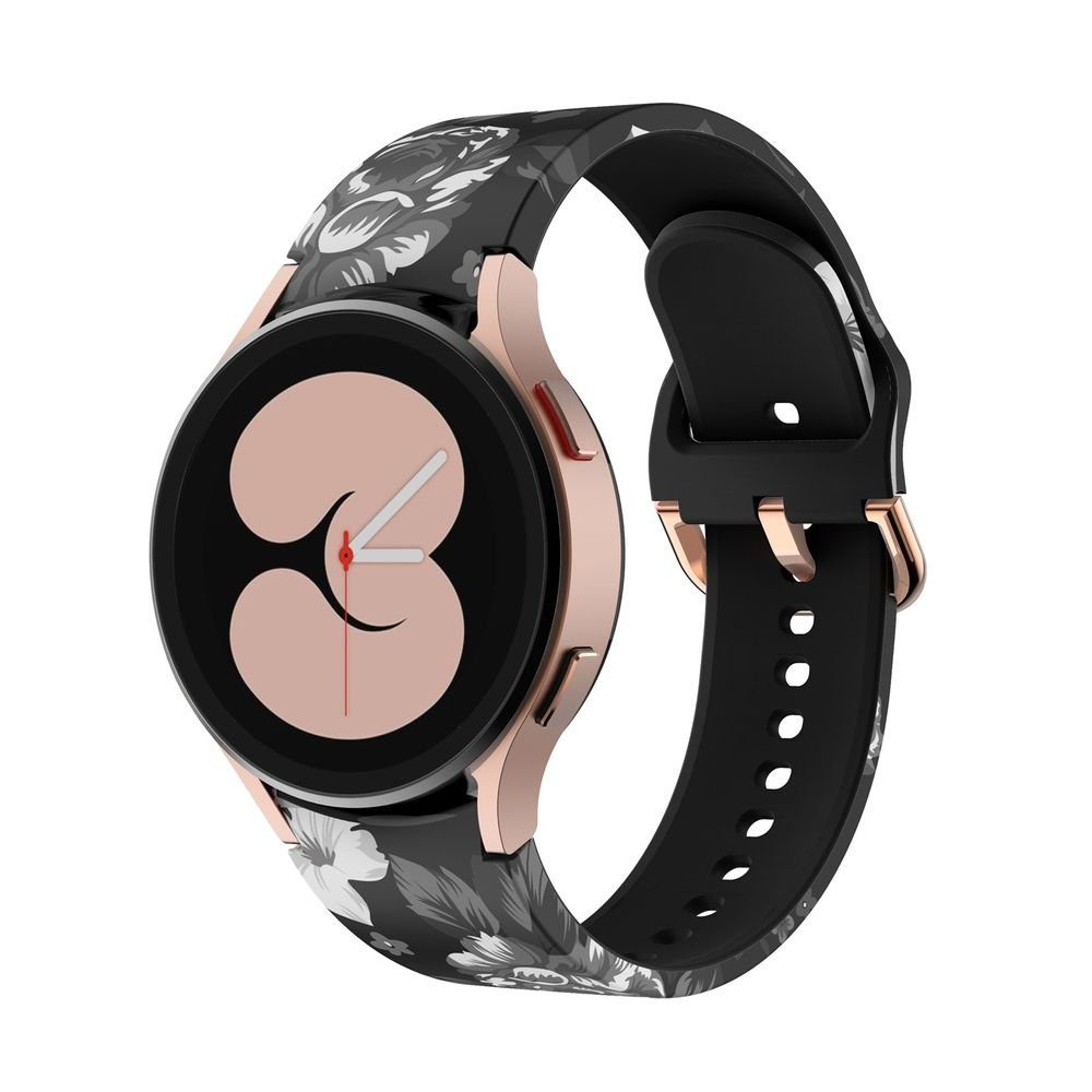 Wigento Smartwatch-Armband Für Samsung Galaxy Watch FE 6 5 4 Normal Pro Classic Kunststoff Band