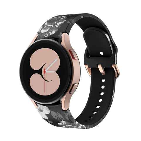 Wigento Smartwatch-Armband Für Samsung Galaxy Watch 6 5 4 Normal Pro Classic alle Größen Armband