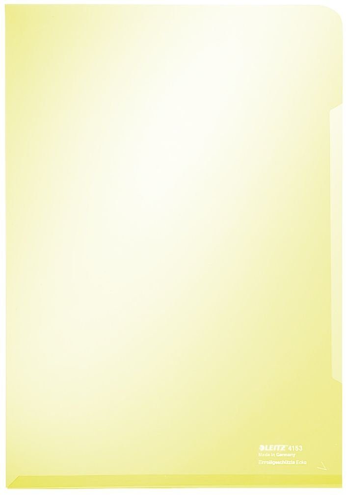 Prospekthülle Leitz 4153-00-15 Sichthülle Super Premium A4 PVC, dokumentenecht, gelb