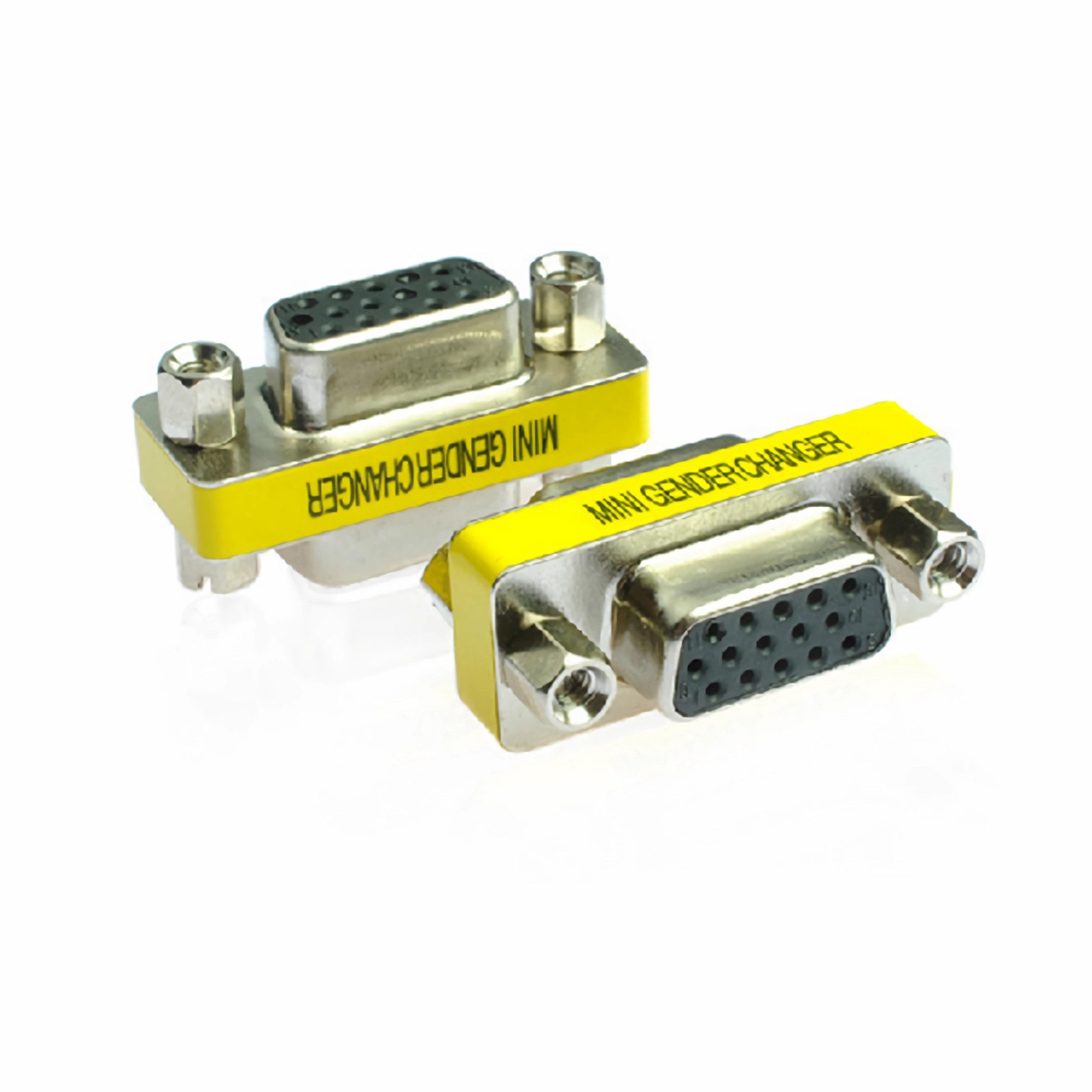 R25 VGA Kupplung VGA Buchse auf VGA Buchse Adapter D Sub Adapter 15Pol Computer-Adapter