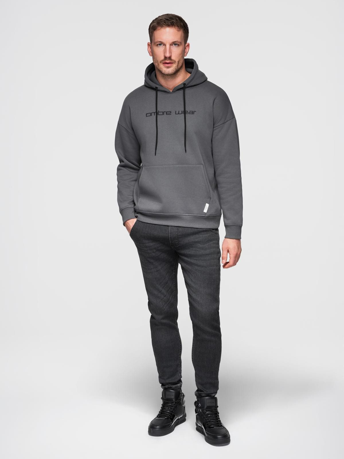 OMBRE Jeansjeggings Jeans-Jogger mit elastischem Bund