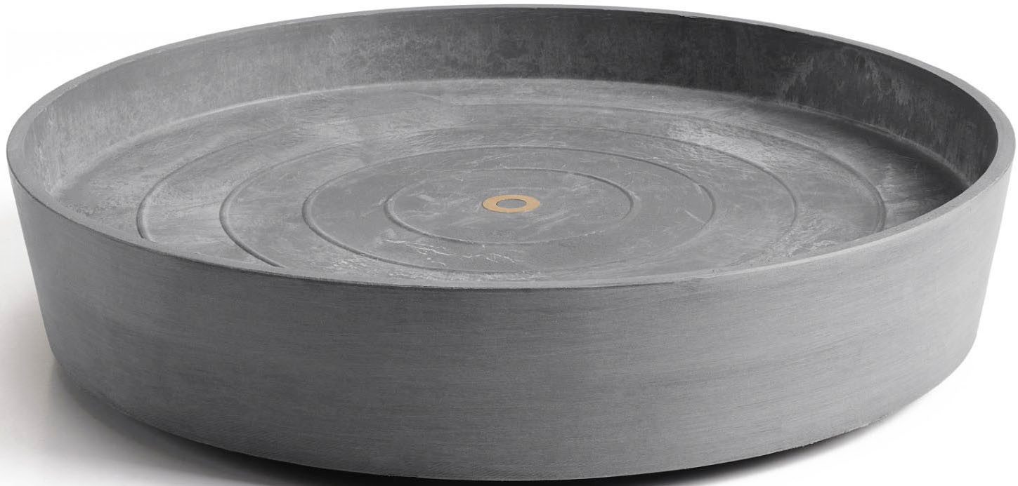 ECOPOTS Topfuntersetzer mit Rollen 60 Grau, Zubehör für Ecopots Pflanzgefäße, für innen und außen: frostsicher, bruchsicher und lichtbeständig