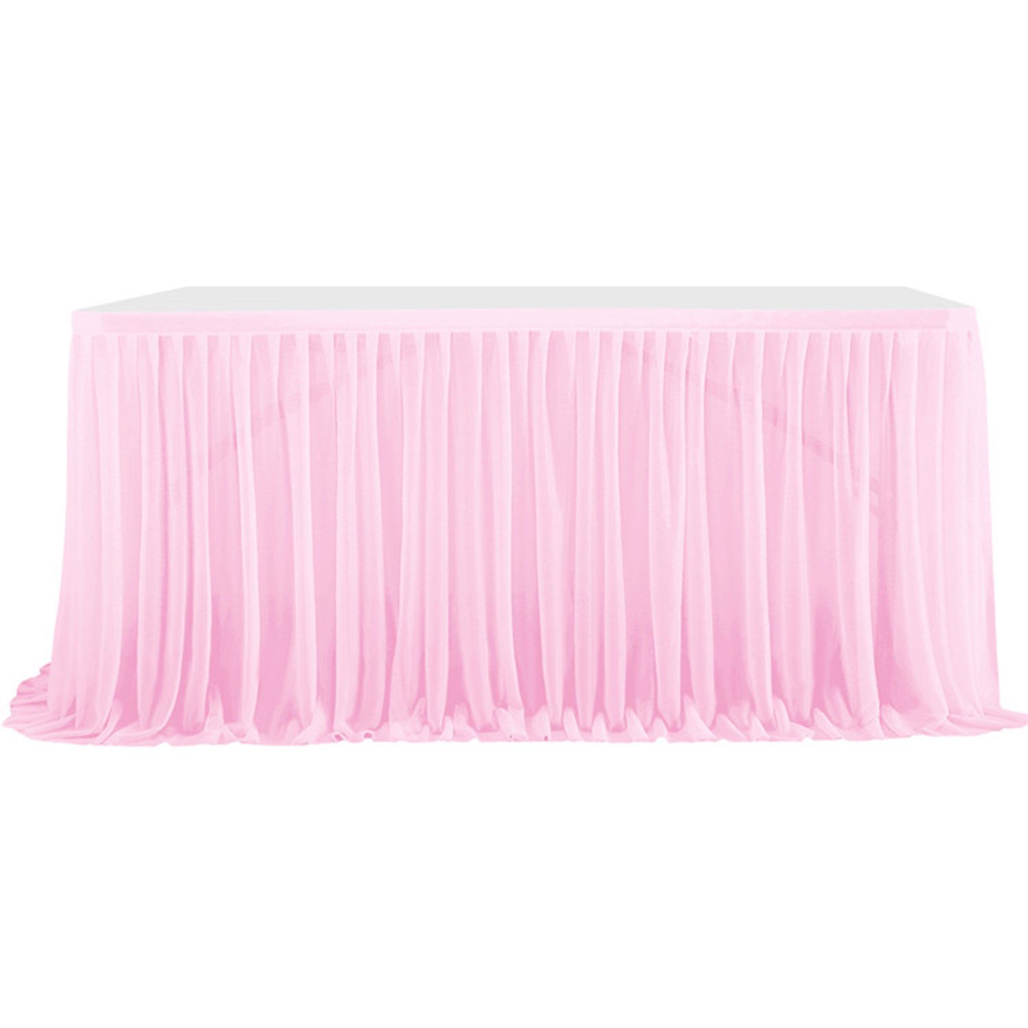 Refttenw Tischdecke Tüll Tischrock Dekoration Rüschen günstig online kaufen