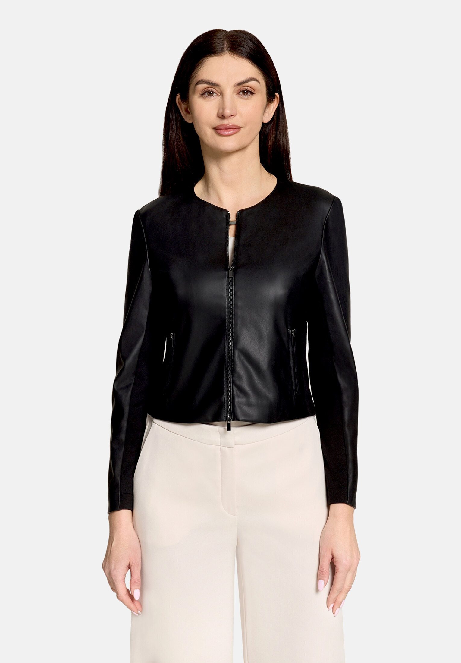 Vera Mont Canvasjacke Damen mit Reißverschluss
