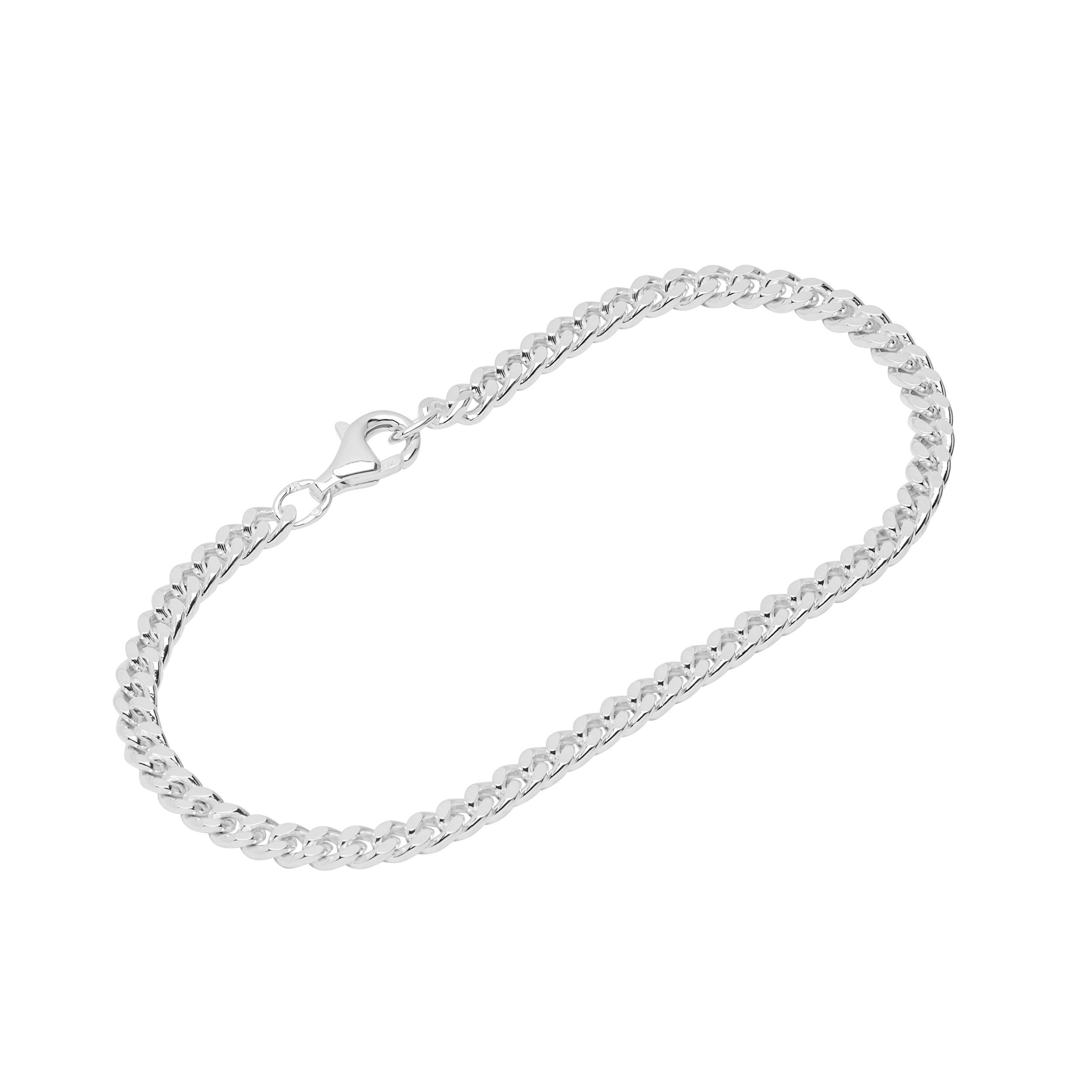 Silberarmband Armband aus 925 Sterling Silber 19cm Panzerkette d
