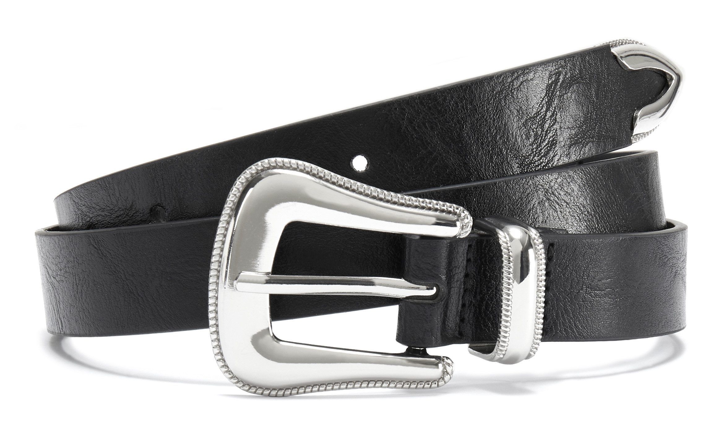 LASCANA Hüftgürtel Hosengürtel Schnalle im Western Look, Cowboy-Gürtel, für günstig online kaufen