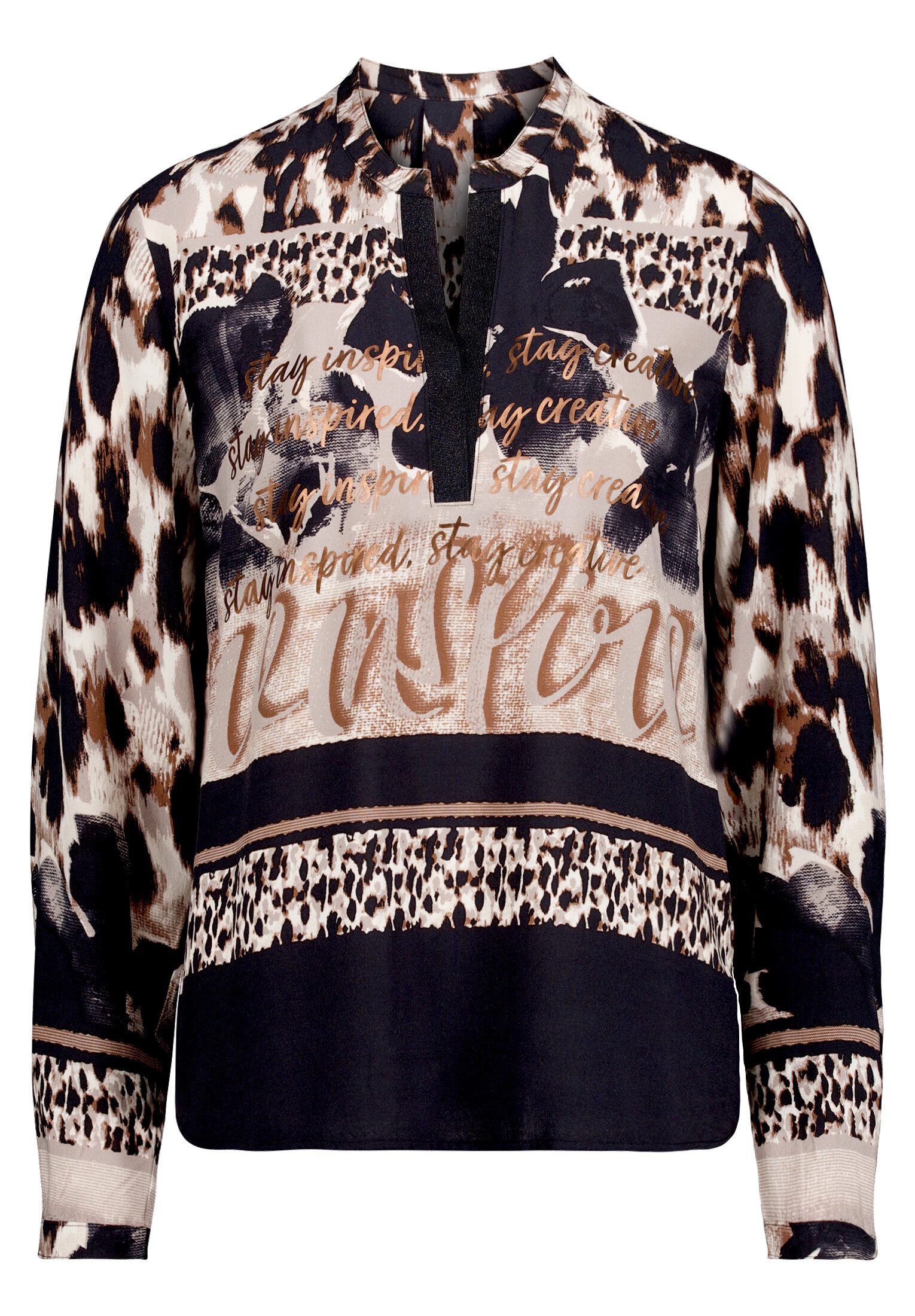 Betty Barclay Longbluse Damen mit Stehkragen