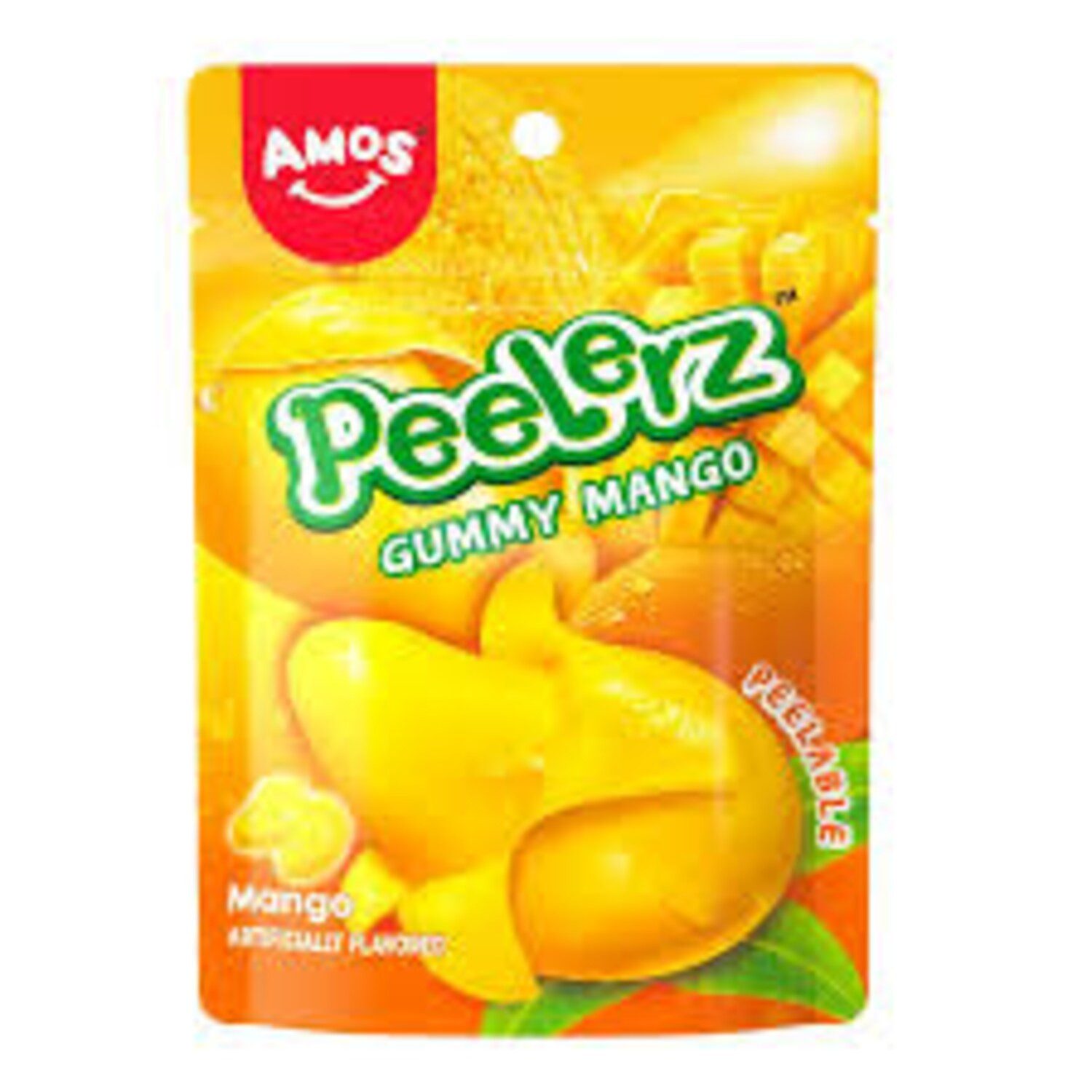 AMOS Süßigkeit, 1 x 65 g, Peelerz Gummy Mango