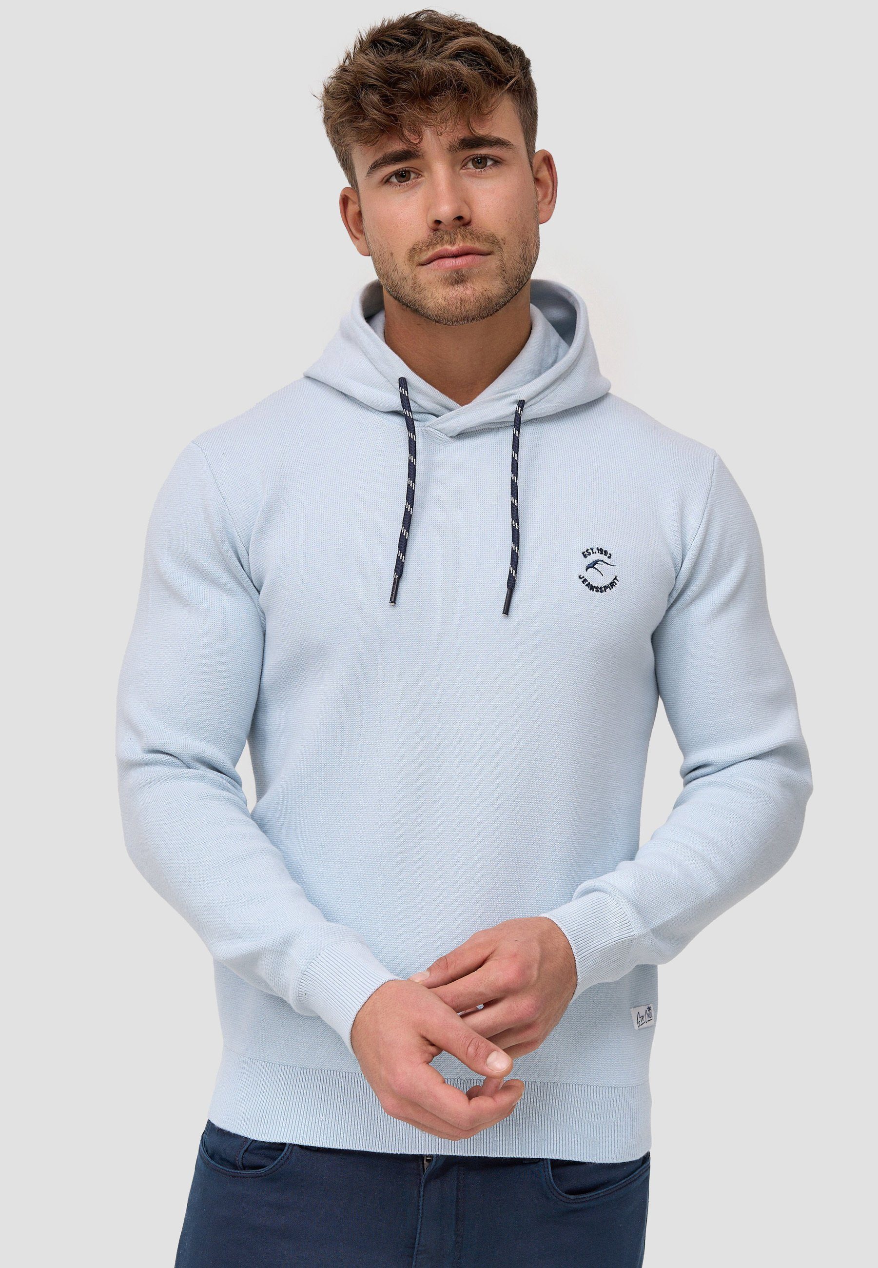 Indicode Hoodie Herren Longview Sweatshirt Kapuze Herrenhoodie günstig online kaufen