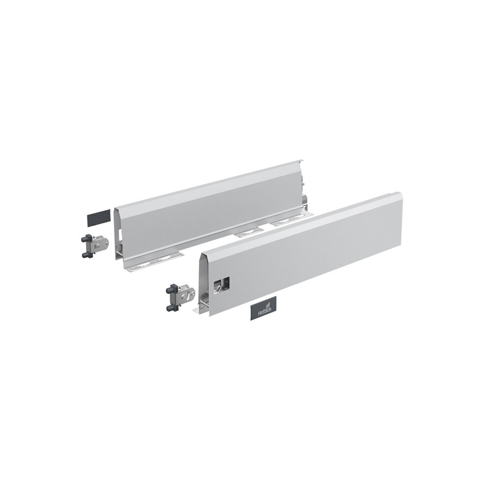 Hettich Schubkasten Zargen-Set ArciTech L.550mm H.126mm STA HETTICH