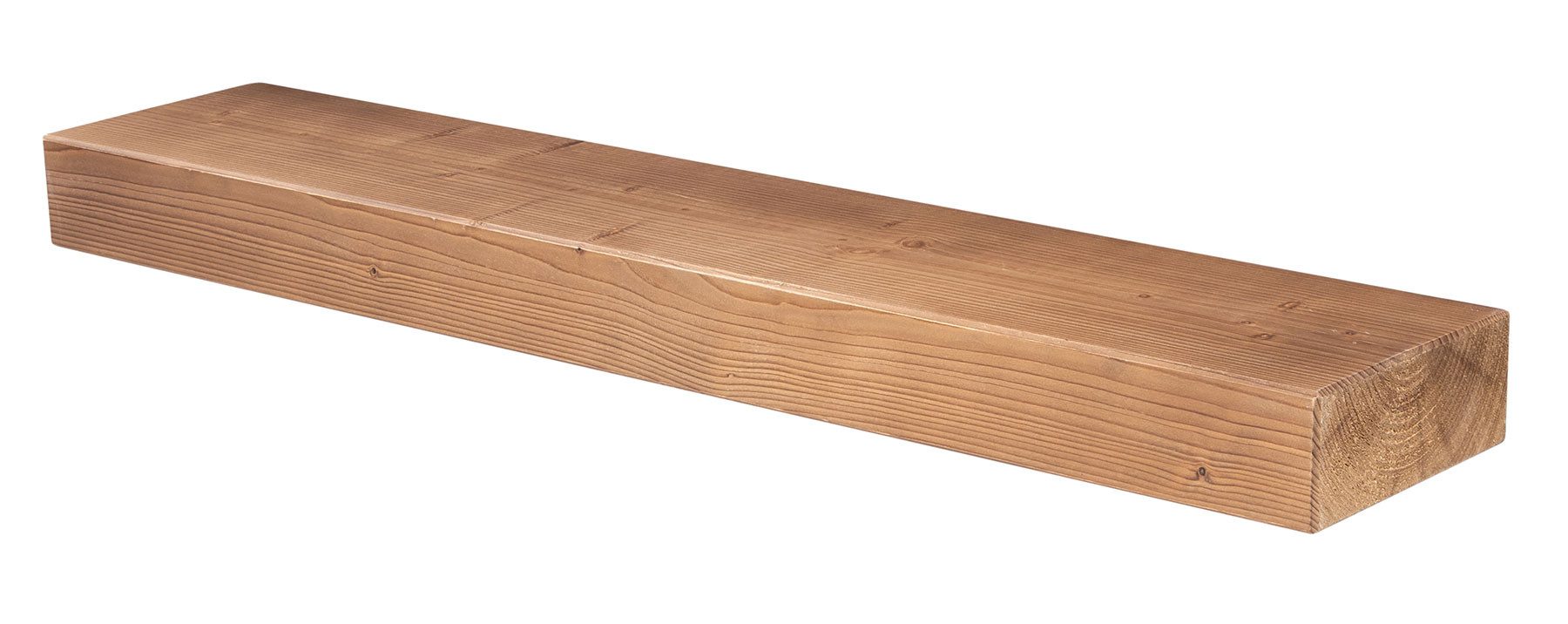 Levandeo® Wandregal, levandeo Wandregal Holz Massiv 100x20cm Eiche Farbig Wandboard Regal
