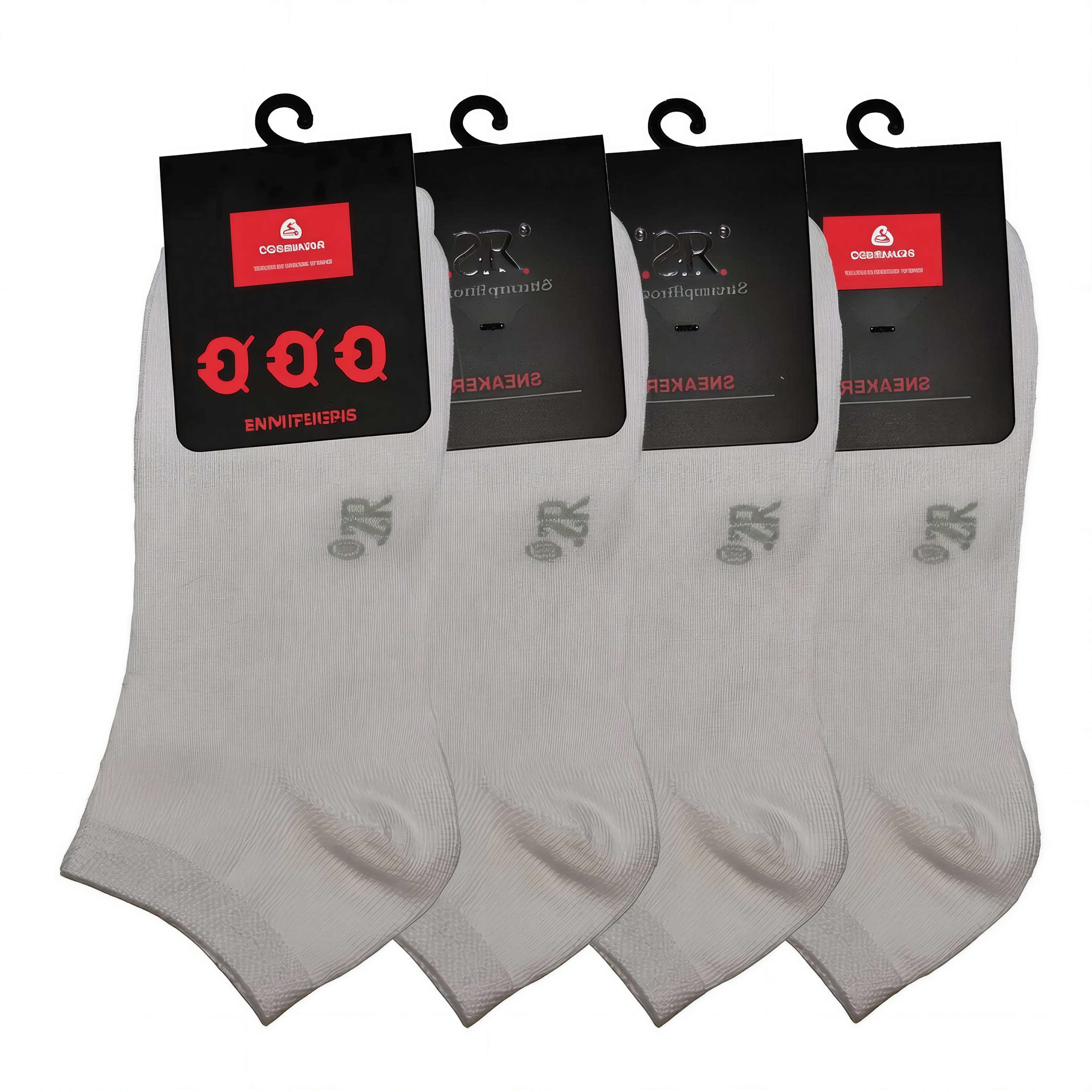Riese Strümpfe Sneakersocken Unisex Sneaker-Socken COTTON (Spar-Pack, 4-Paar, 4-er Pack) aus hautfreundlicher Baumwolle