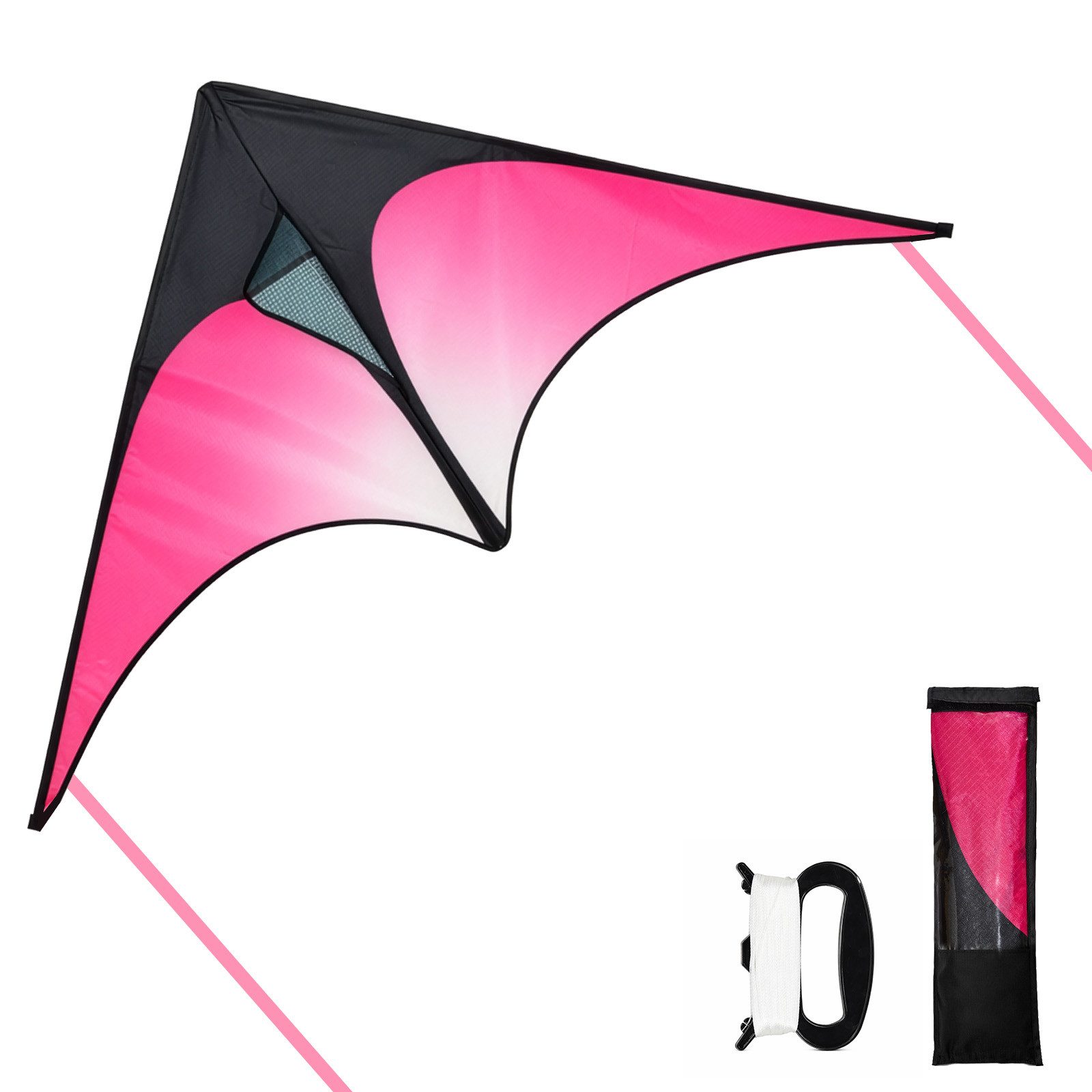Youyijia Kite Großer Dreieckiger Drachen Stabil Outdoor-Freizeit, Mit Schnur, (1-tlg)