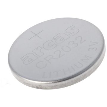 Arcas 5 Stück CR2032 Lithium Batterie Batterie, (3,0 V)