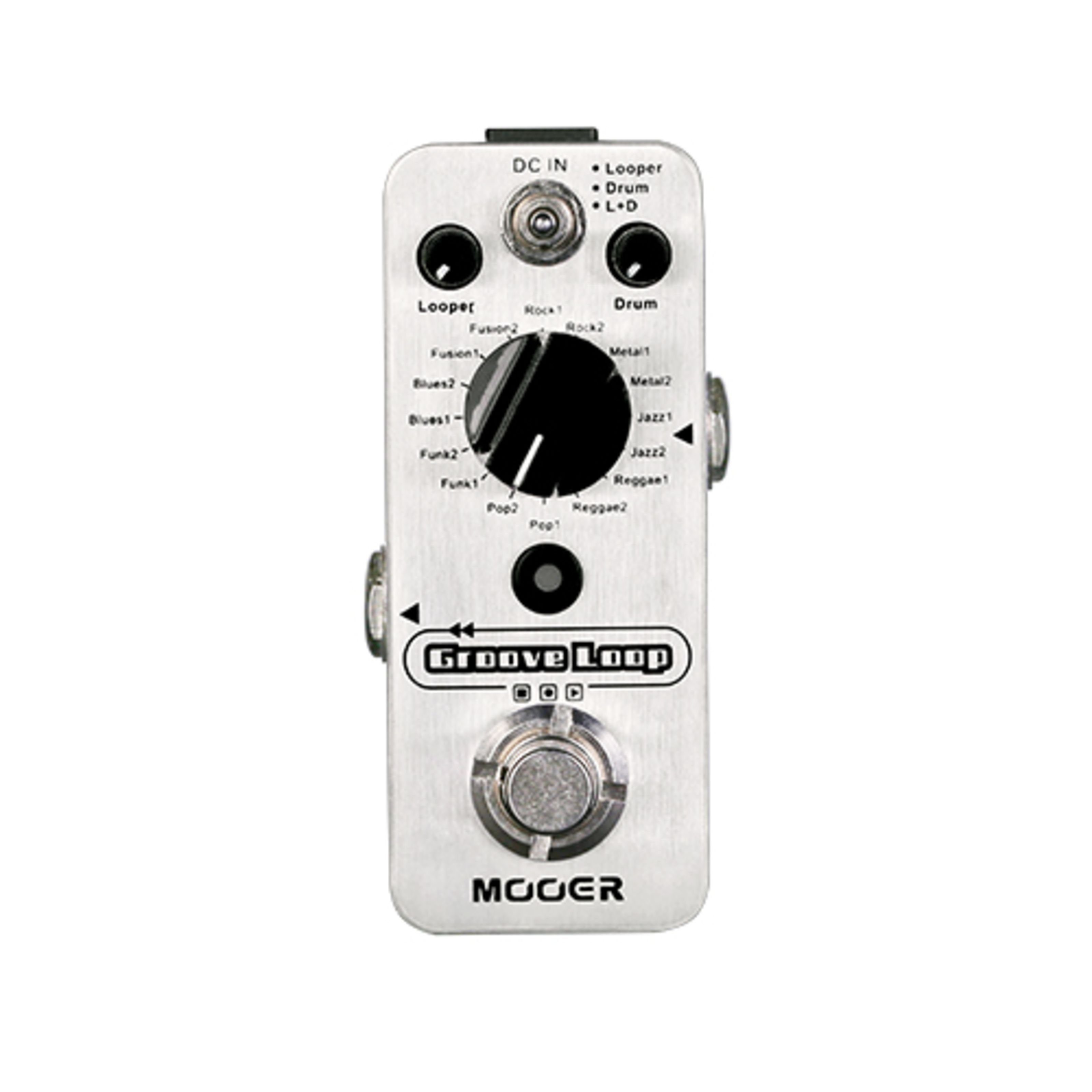 Mooer Audio Musikinstrumentenpedal, Groove Loop - Effektgerät für Gitarren