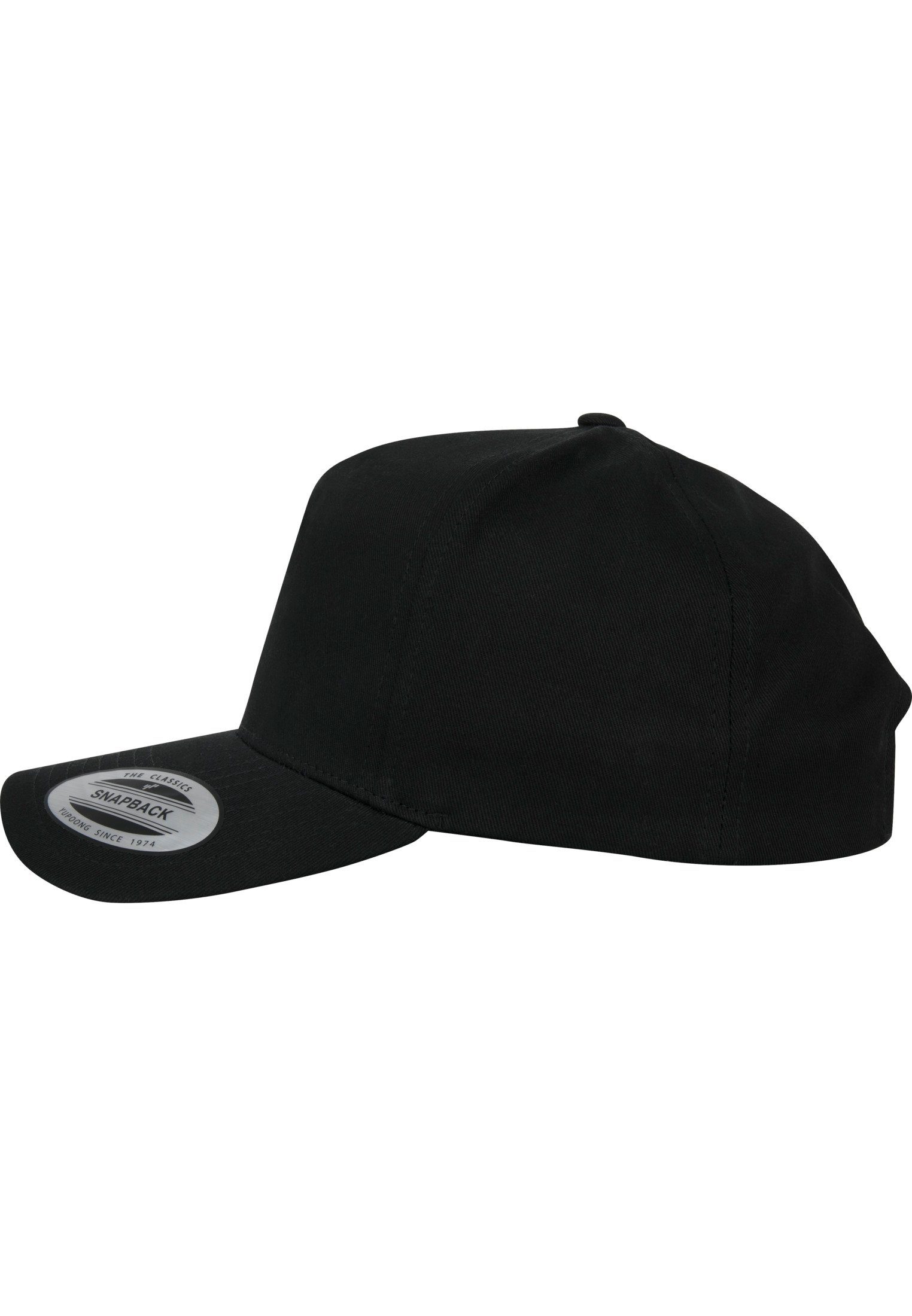 Cap Flexfit Flex Black Flexfit 5-Panel 7707 Classic Curved Snapback