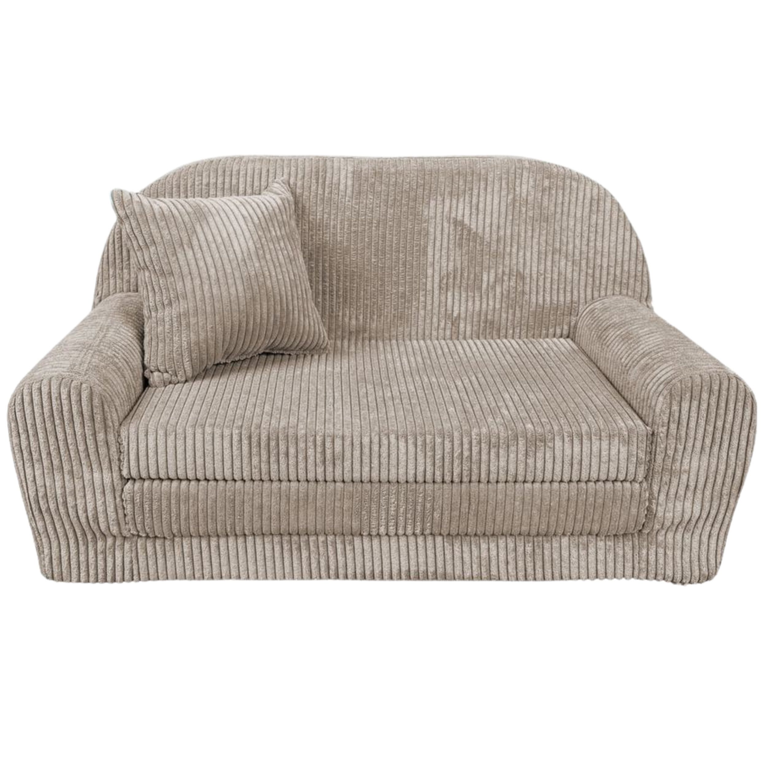 FORTISLINE Kindersofa Mini-Sofa Rosalia aus Cord – Komfort, Stil und