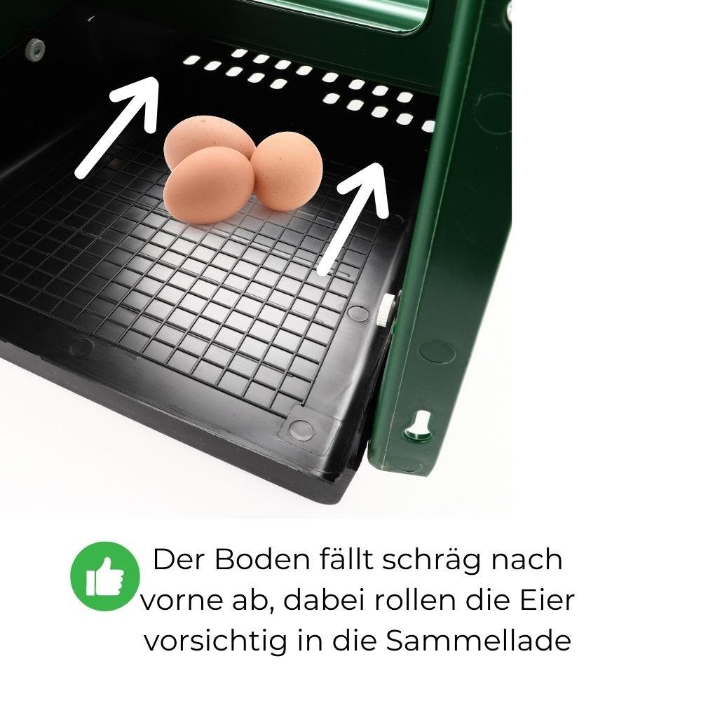 GarPet Vogelkäfig Legenest Hühner Kunststoff Abrollnest Brut Nest Lege Eier Box Groß