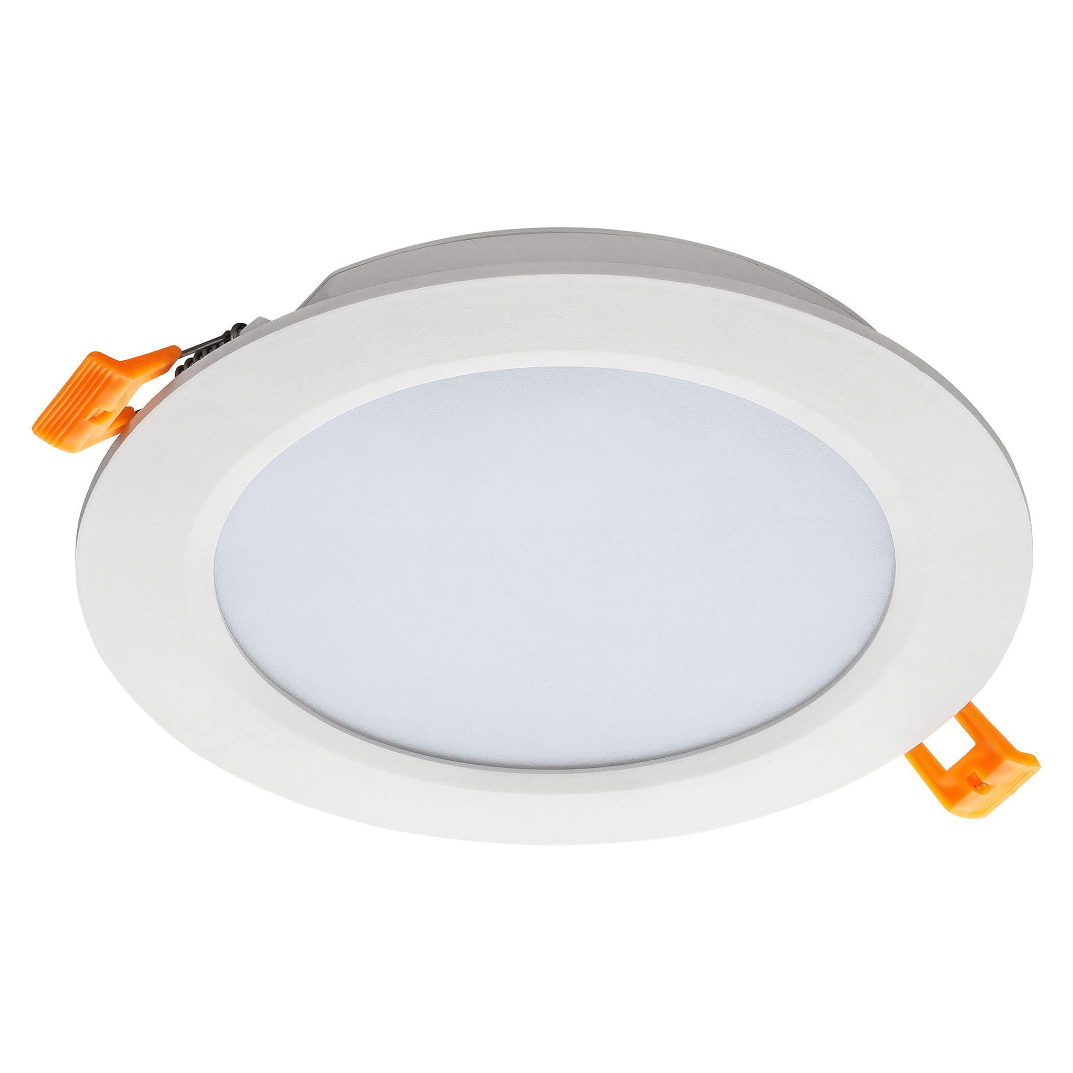 12W warmweiß, LED SEBSON Treiber 230V, Einbaustrahler Einbaustrahler 870lm LED integrierter