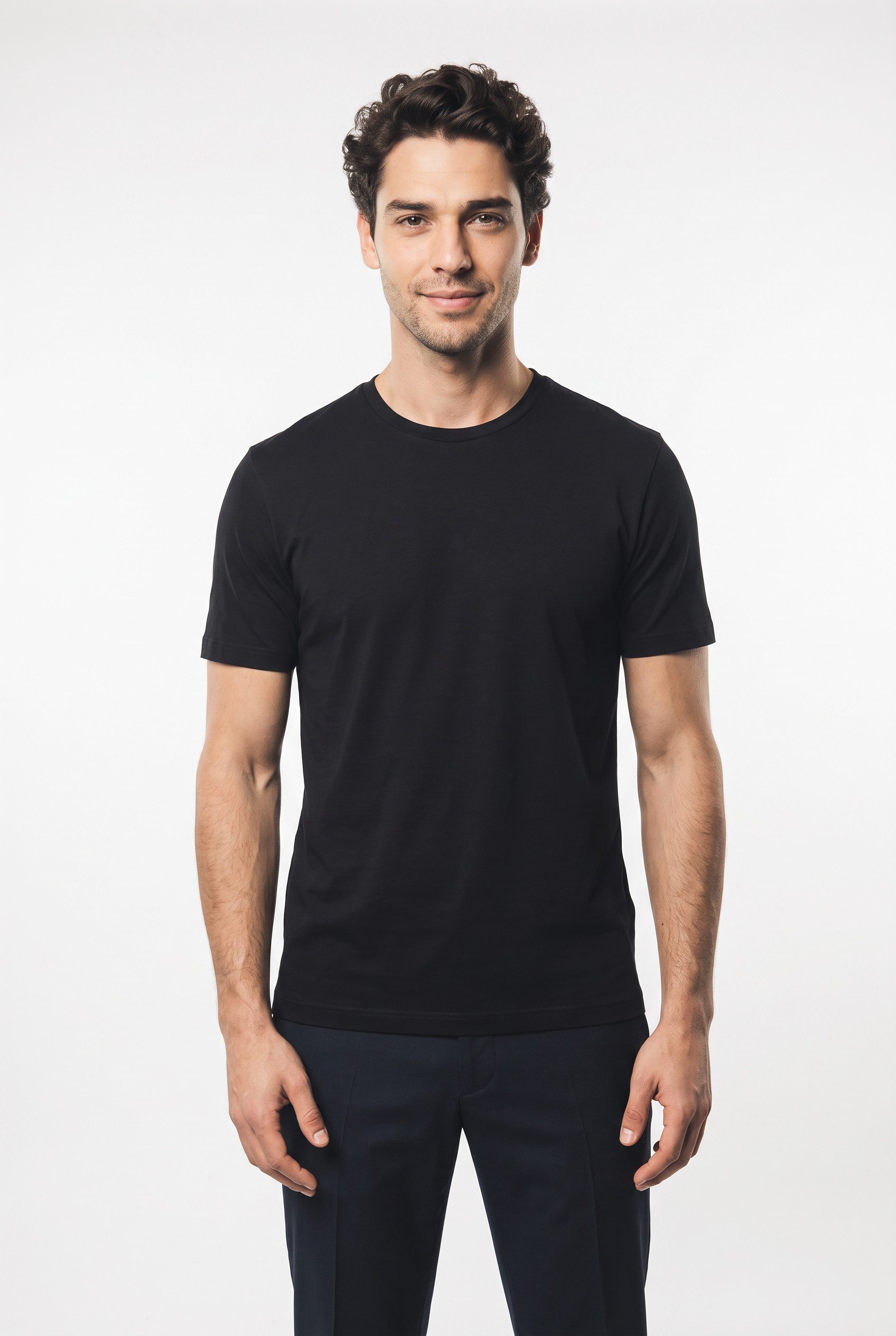 Strellson T-Shirt Clark reine Baumwolle, Basic, normale Passform