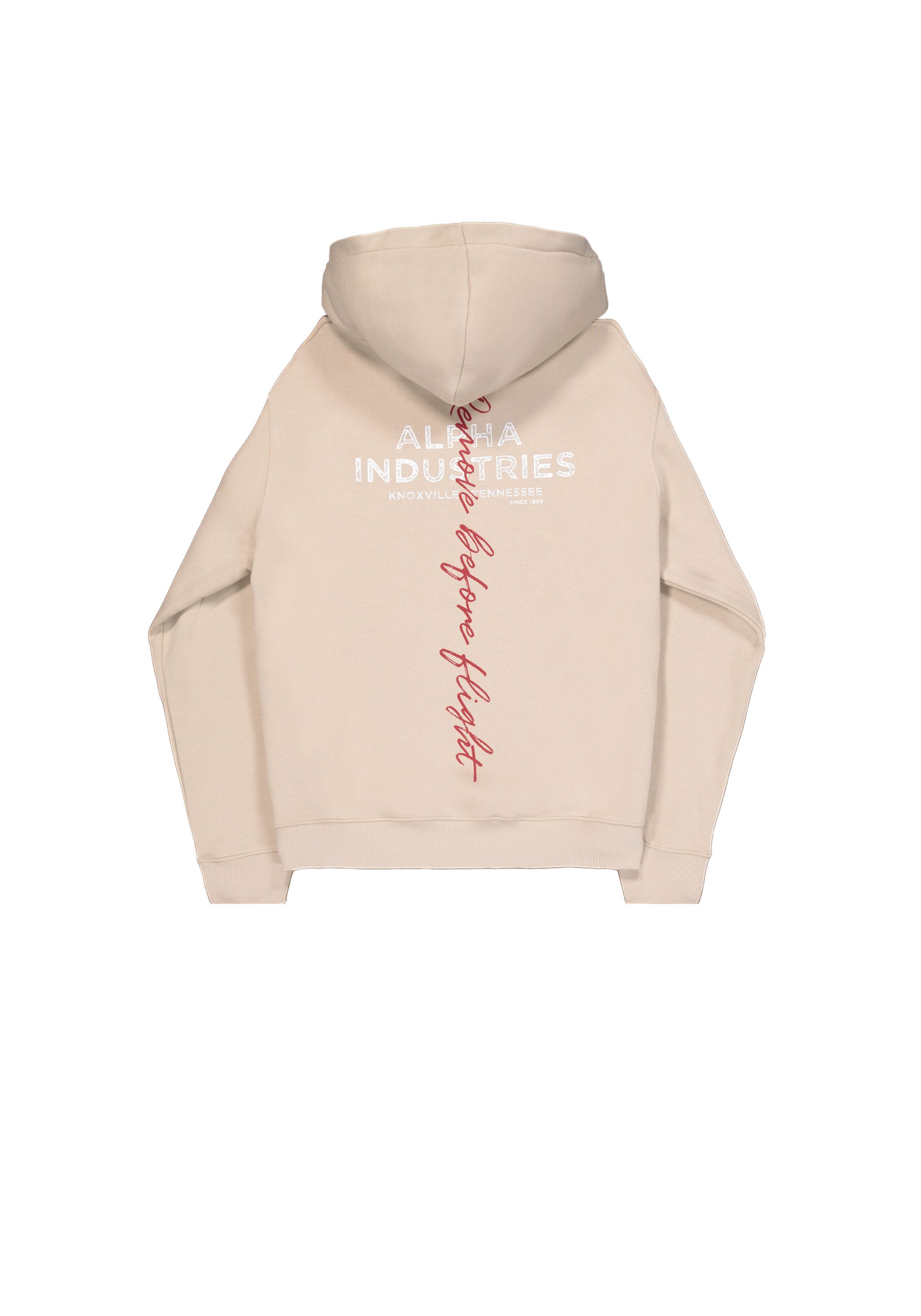 Alpha Industries Hoodie Signature Backprint Hoodie günstig online kaufen