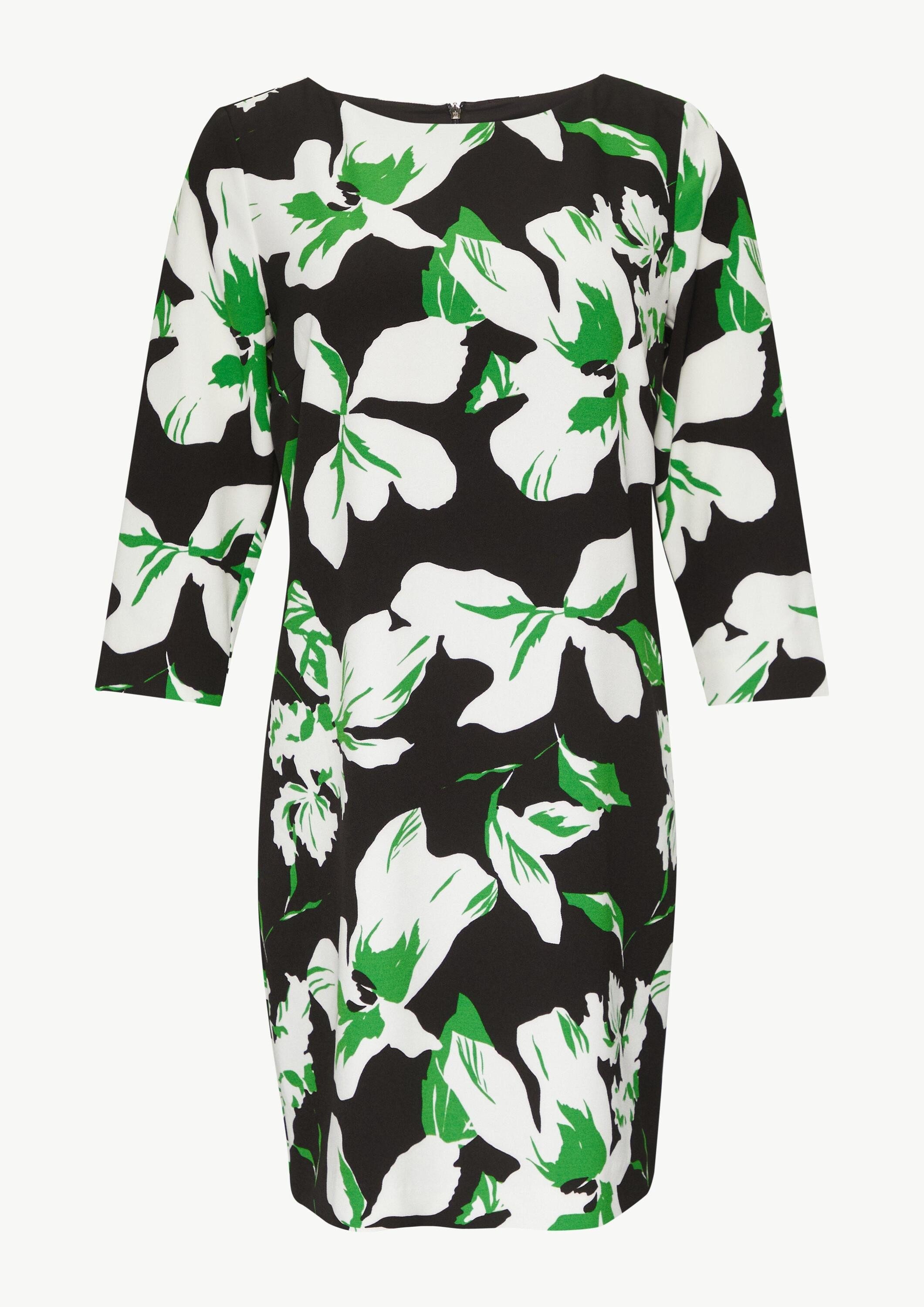 comma Minikleid Kleid Kurzes Kleid mit All-over-Print