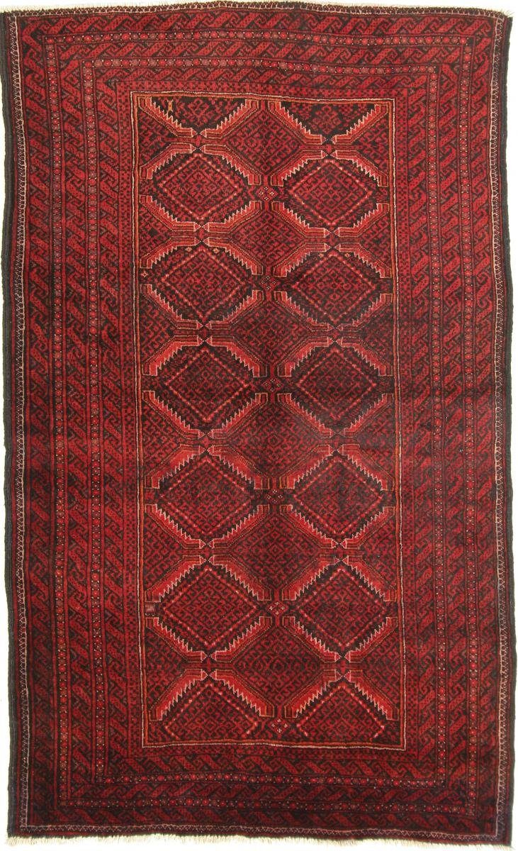 Orientteppich Belutsch 112x188 / Nain Trading, rechteckig, 6 Handgeknüpfter Orientteppich Perserteppich, mm Höhe