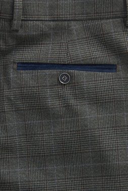 Next Anzughose Regular Fit karierte Anzughose mit Besatz (1-tlg)