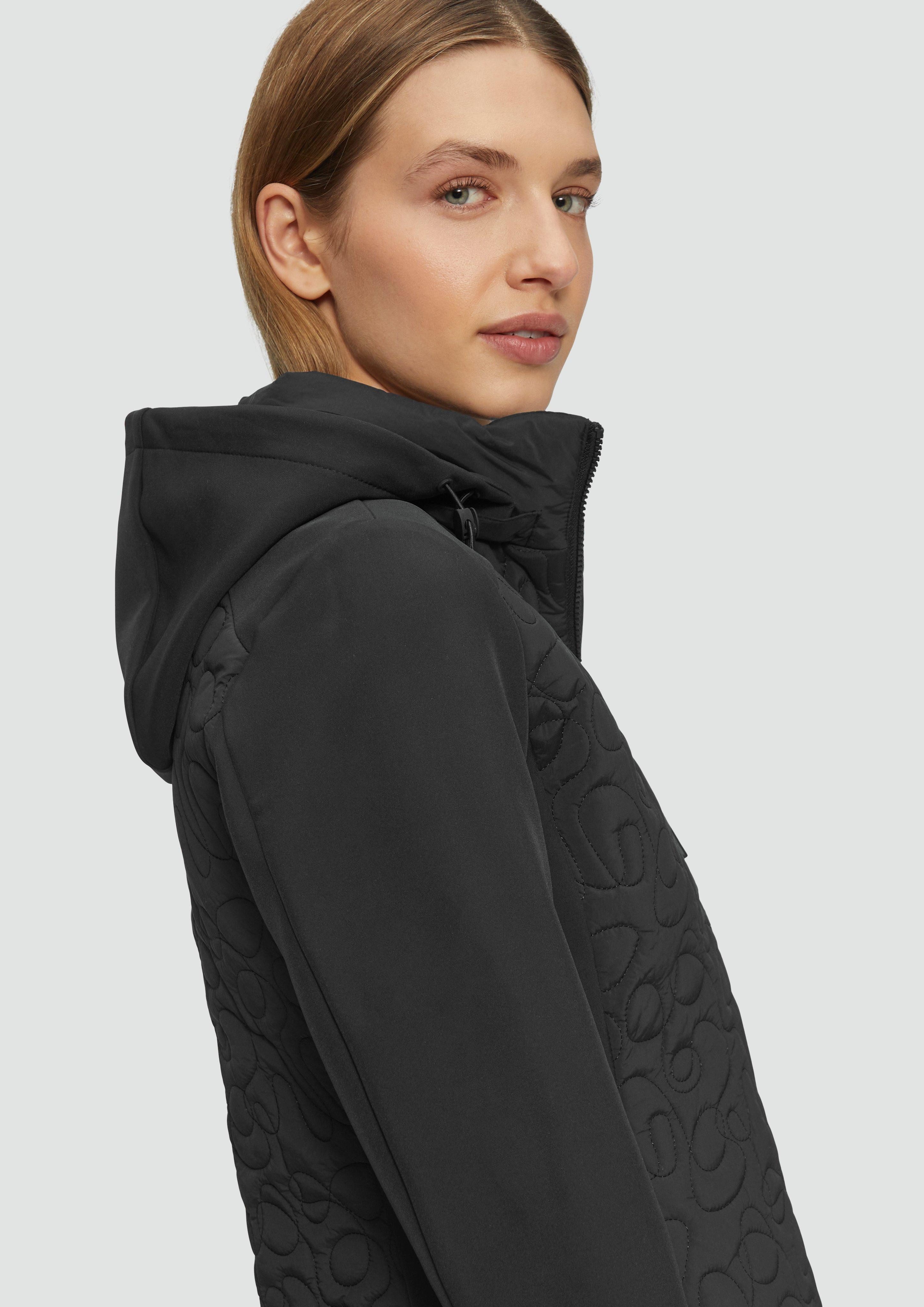 s.Oliver Funktionsjacke Materialmix-Jacke mit Steppmuster im günstig online kaufen