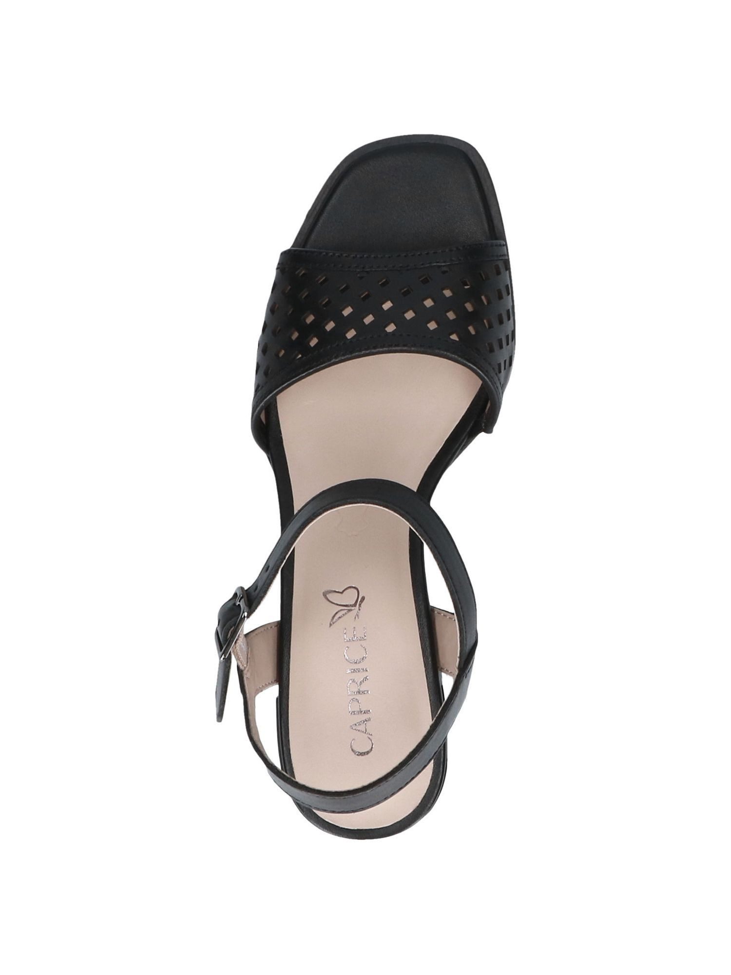 Caprice CAP Antishokk, CAP Memotion aus Leder Trapezabsatz Sandalette CAP Antishokk