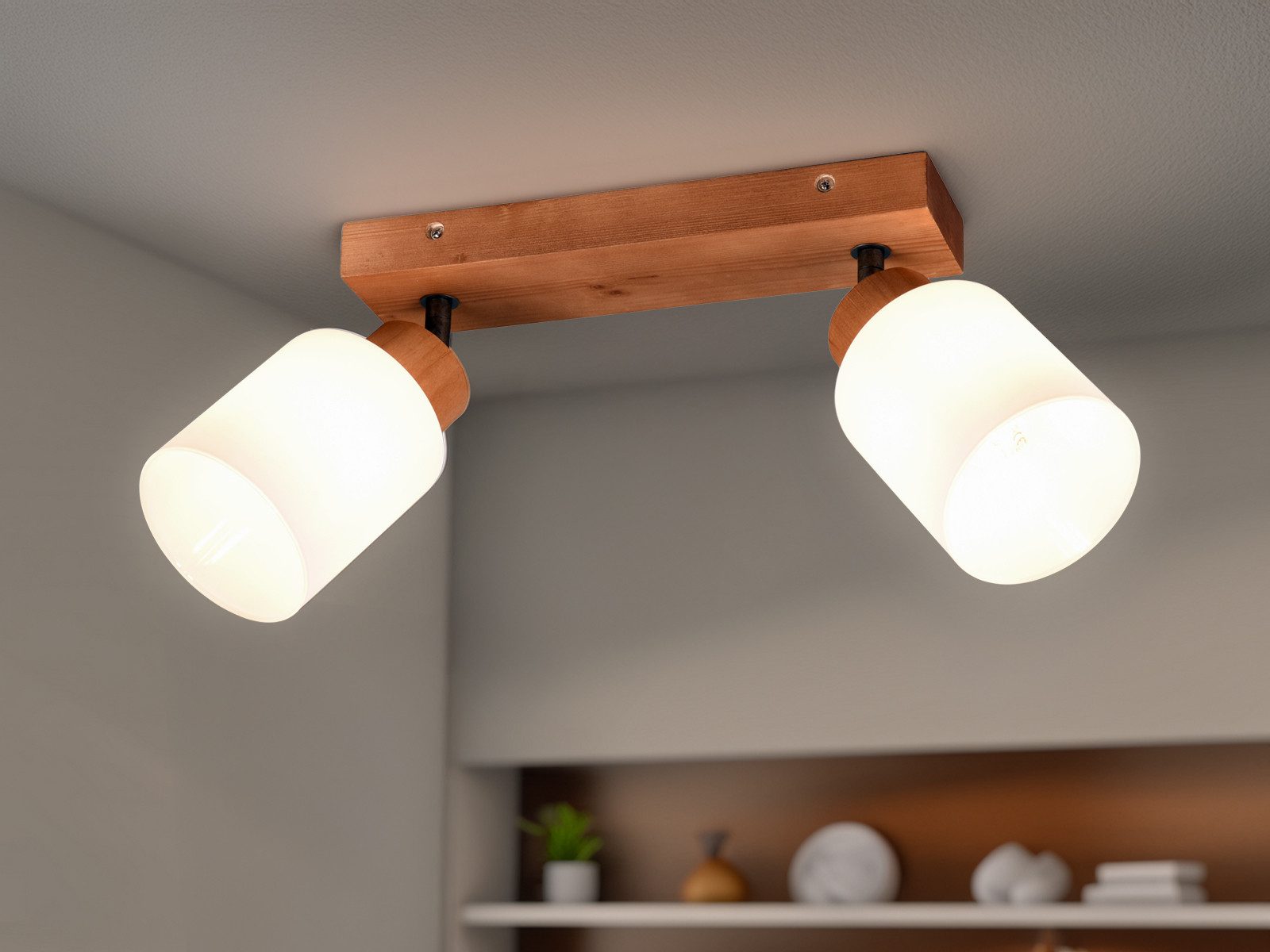 Reality Leuchten LED Deckenstrahler, Dimmfunktion, LED wechselbar, warmweiß günstig online kaufen