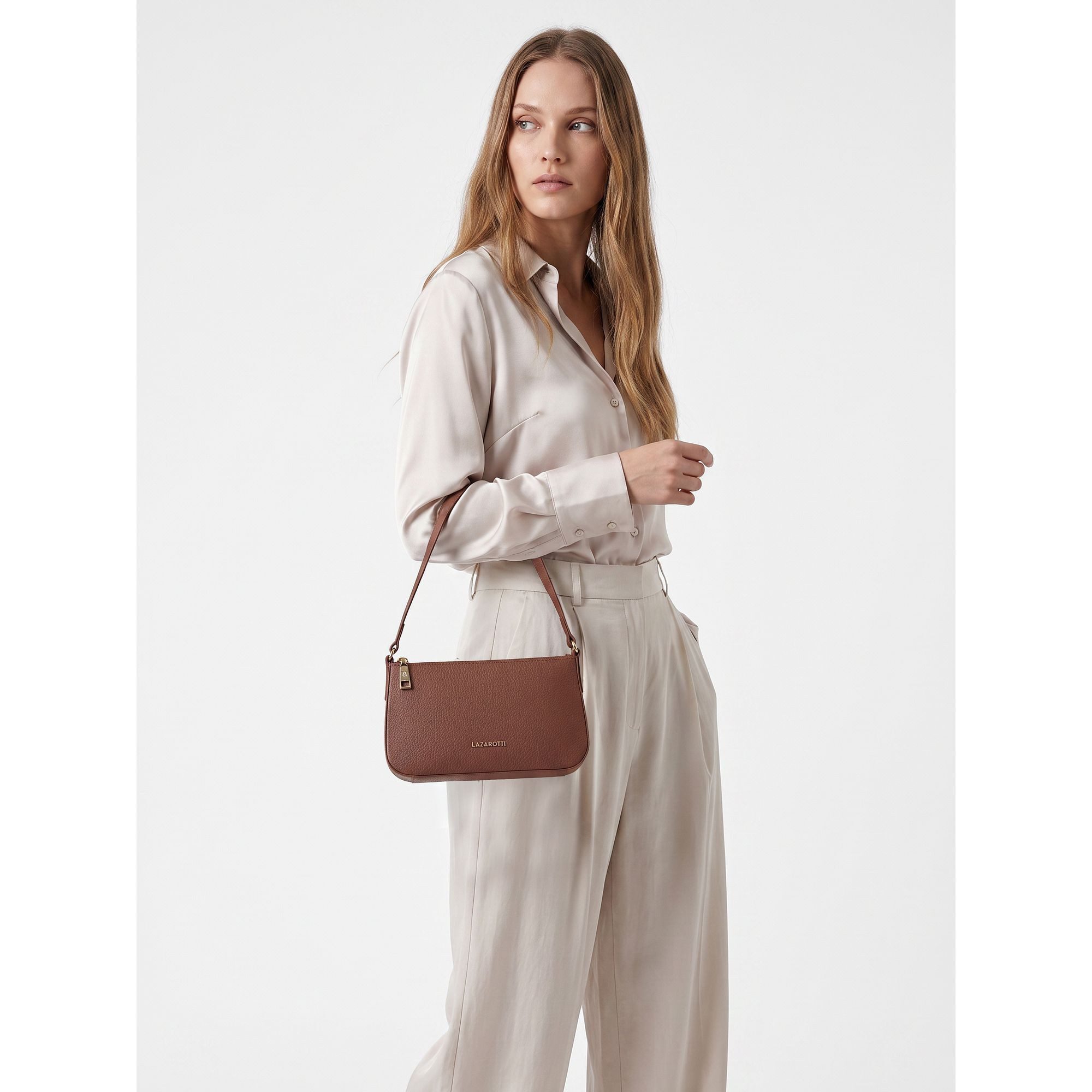Lazarotti Schultertasche Bologna Leather, Leder – Bild 2 von 5