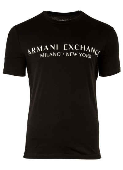 ARMANI EXCHANGE T-Shirt Мужчинам T-Shirt - Schriftzug, Rundhals, Cotton