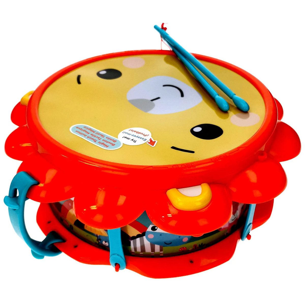 Fisher-Price® Spielzeug-Musikinstrument Musikset für Kinder mit Schlagzeug und Instrumenten