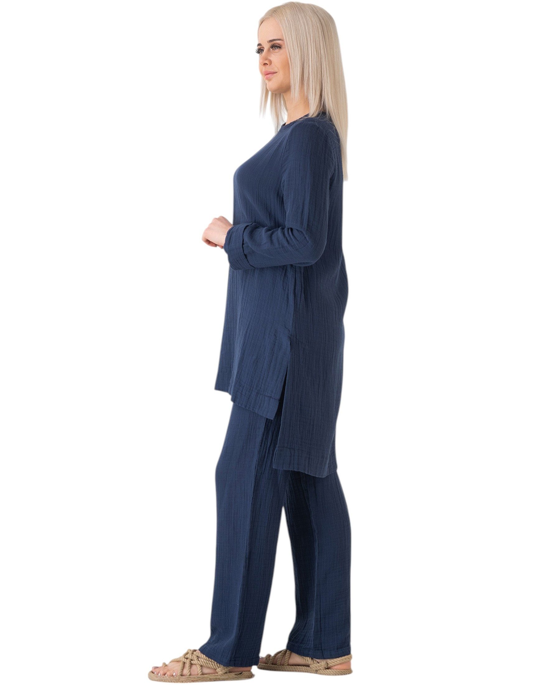 WENOR Hosenanzug Hosenanzug Tunika Set aus günstig online kaufen