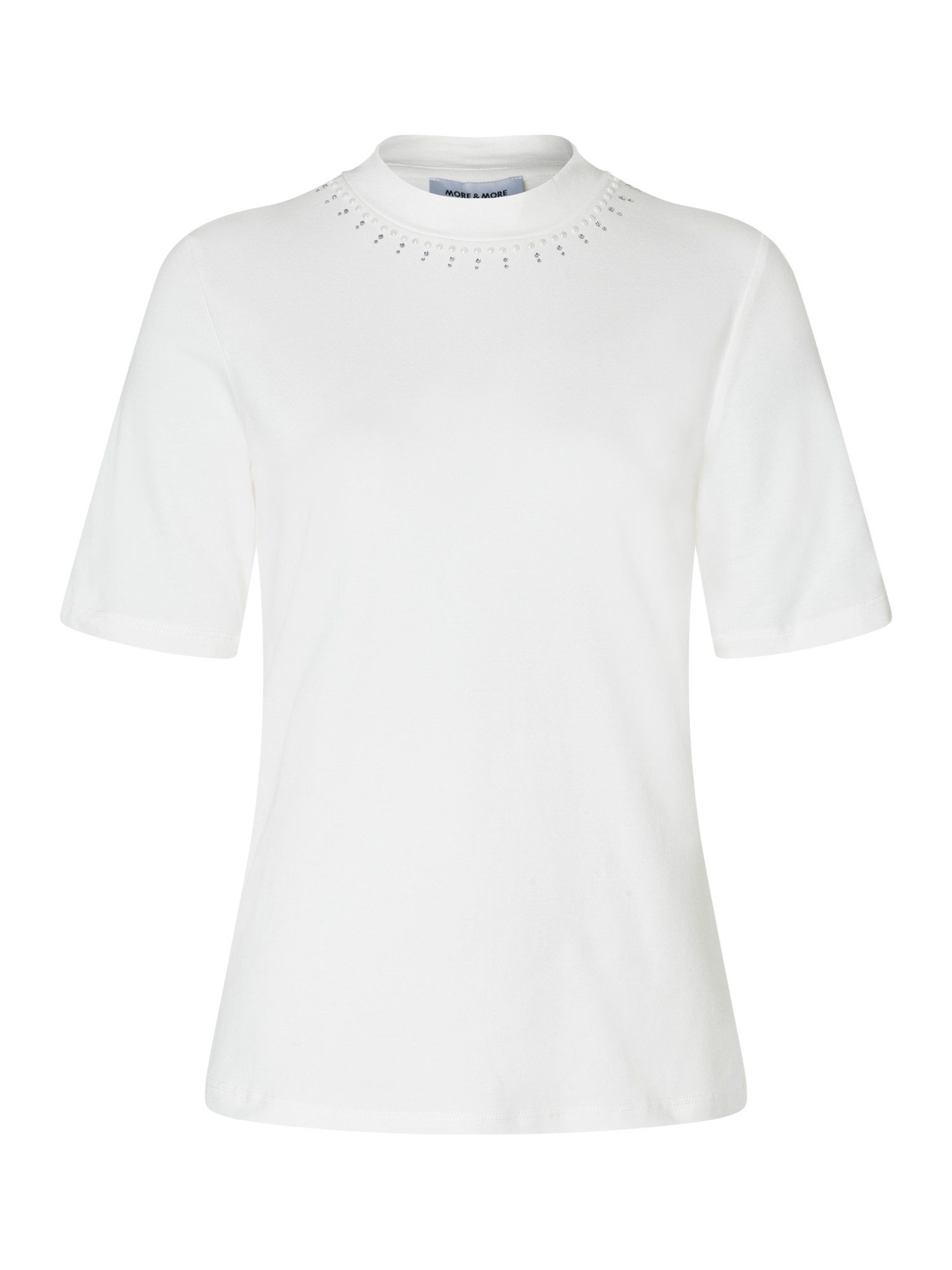 MORE&MORE Kurzarmshirt Baumwolljersey Stretch-Shirt günstig online kaufen