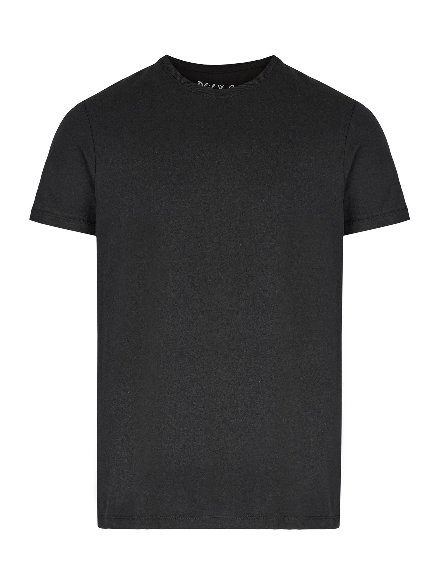 Co. Crewneck T-Shirt (6-tlg) navy-weiss-schwarz Classics & Phil