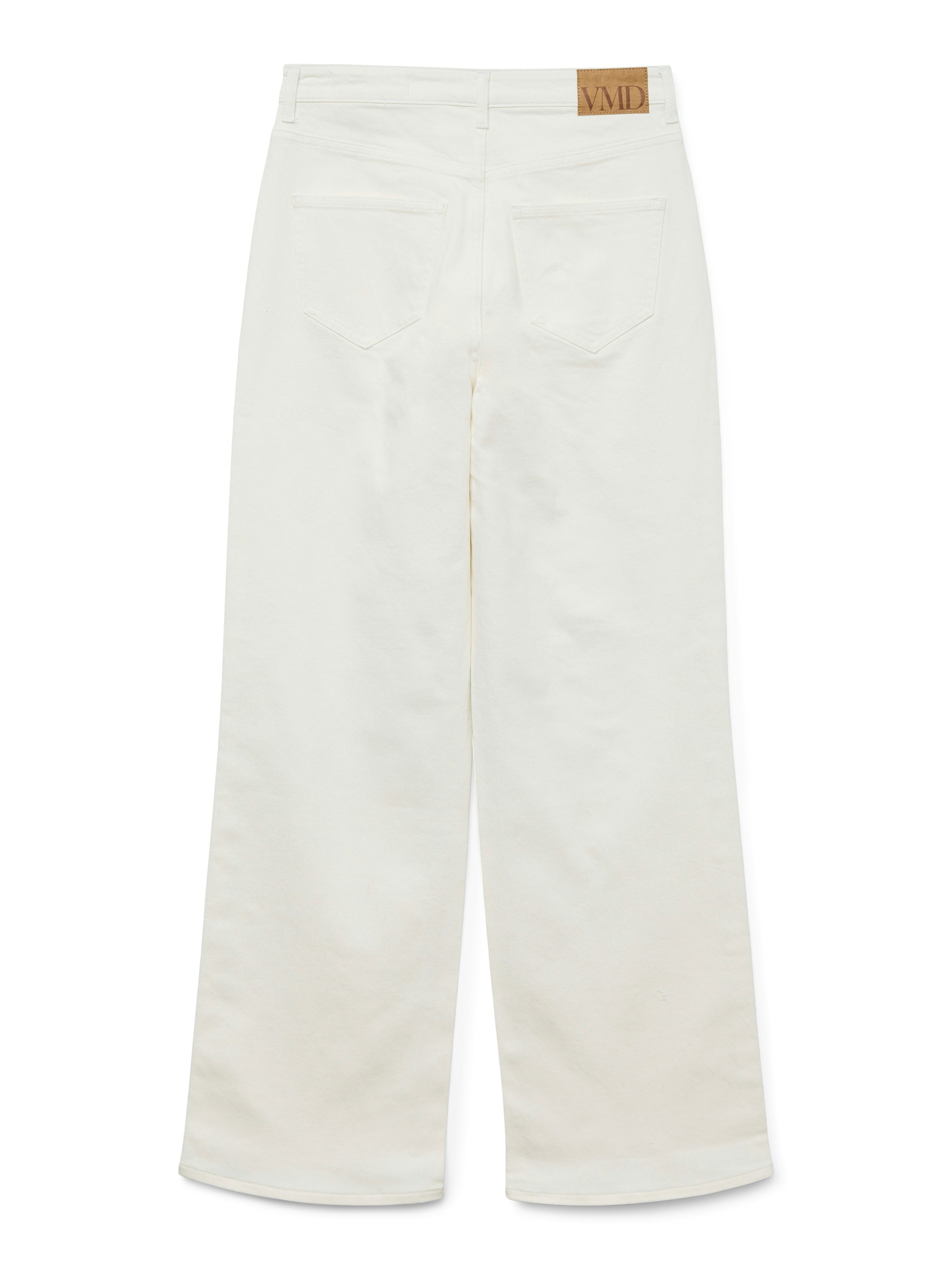 Vero Moda High-waist-Jeans VMTESSA HR WIDE JEANS COLOR GA NOOS mit Eingrifftaschen