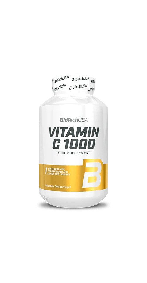 Biotech USA BioTech Vitamin C 1000 - 100 Tabl Tabletten, 200 g, Tabletten