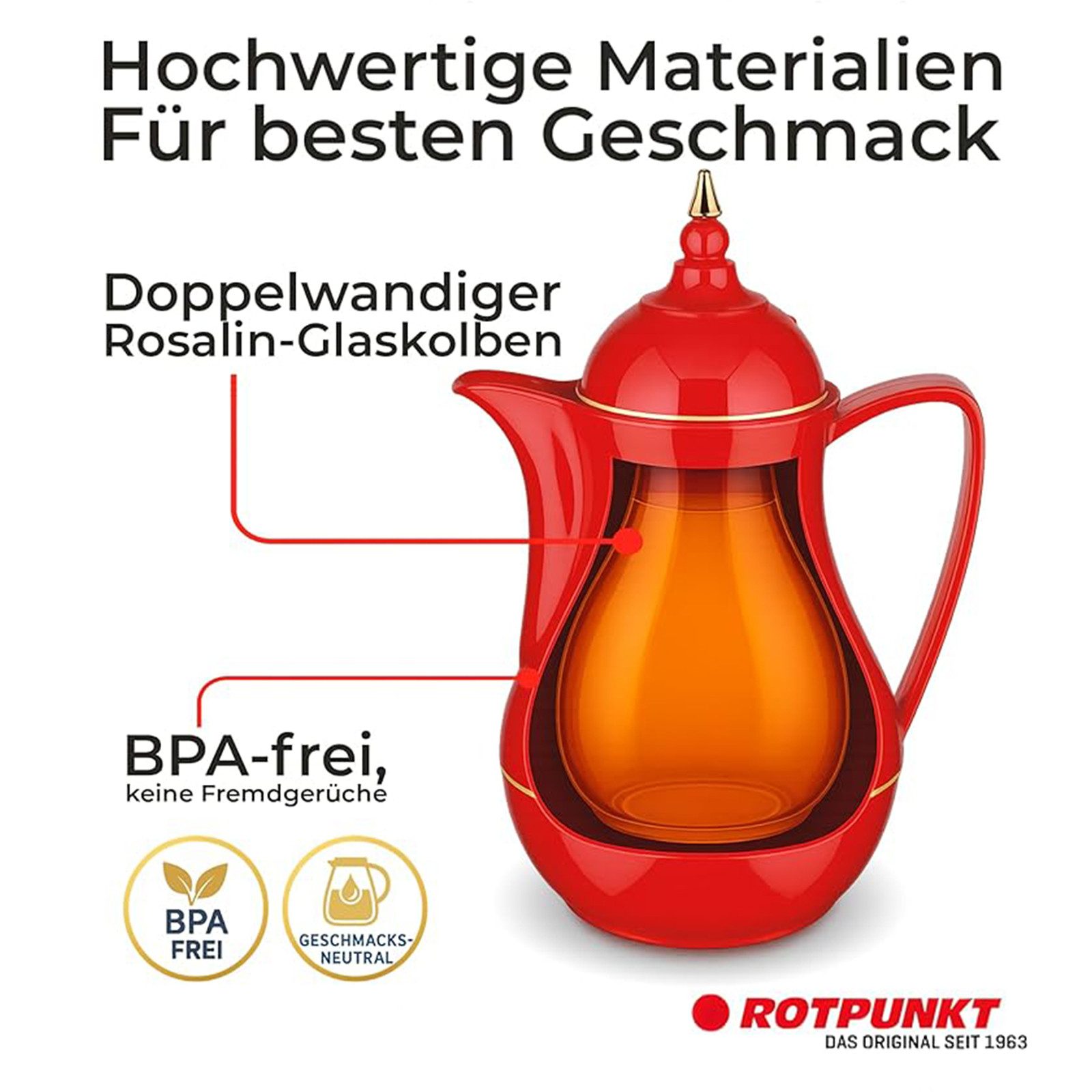 ROTPUNKT Isolierkanne SEMA 911, 1 l
