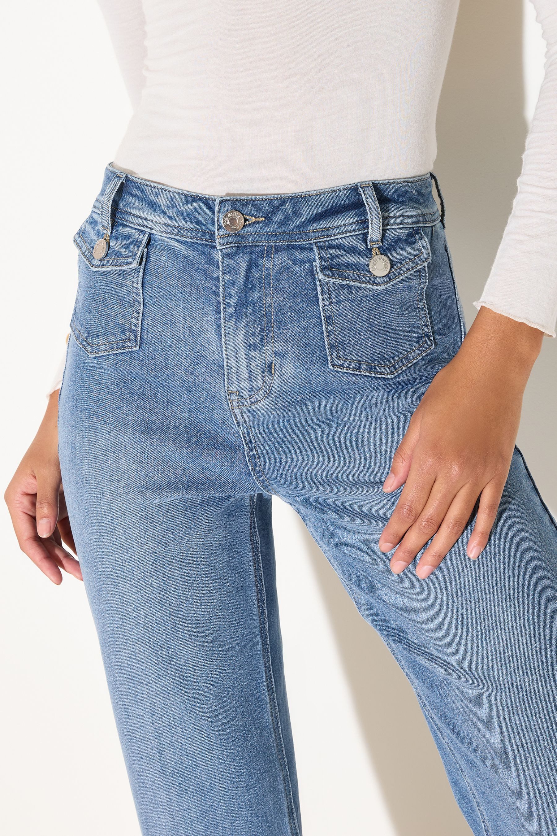 Friends Like These Weite Jeans Friends Like These Hose mit weitem Bein, Regular (1-tlg)