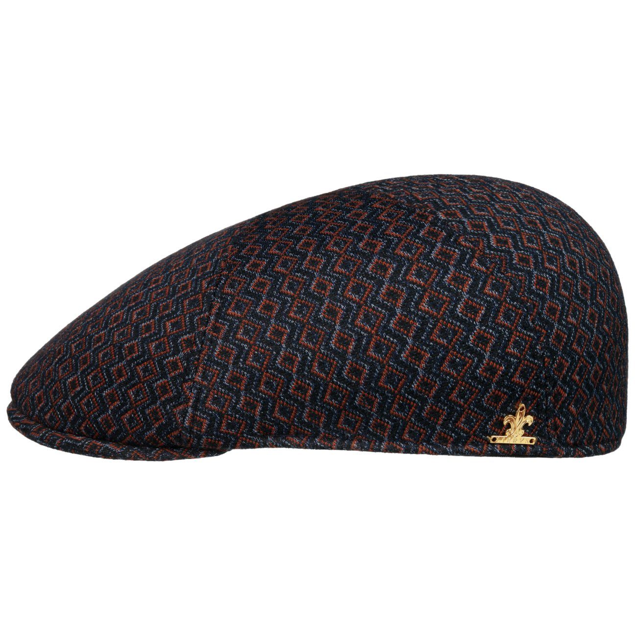 Lierys Flat Cap (1-St) Schirmmütze mit Schirm, Made in Italy