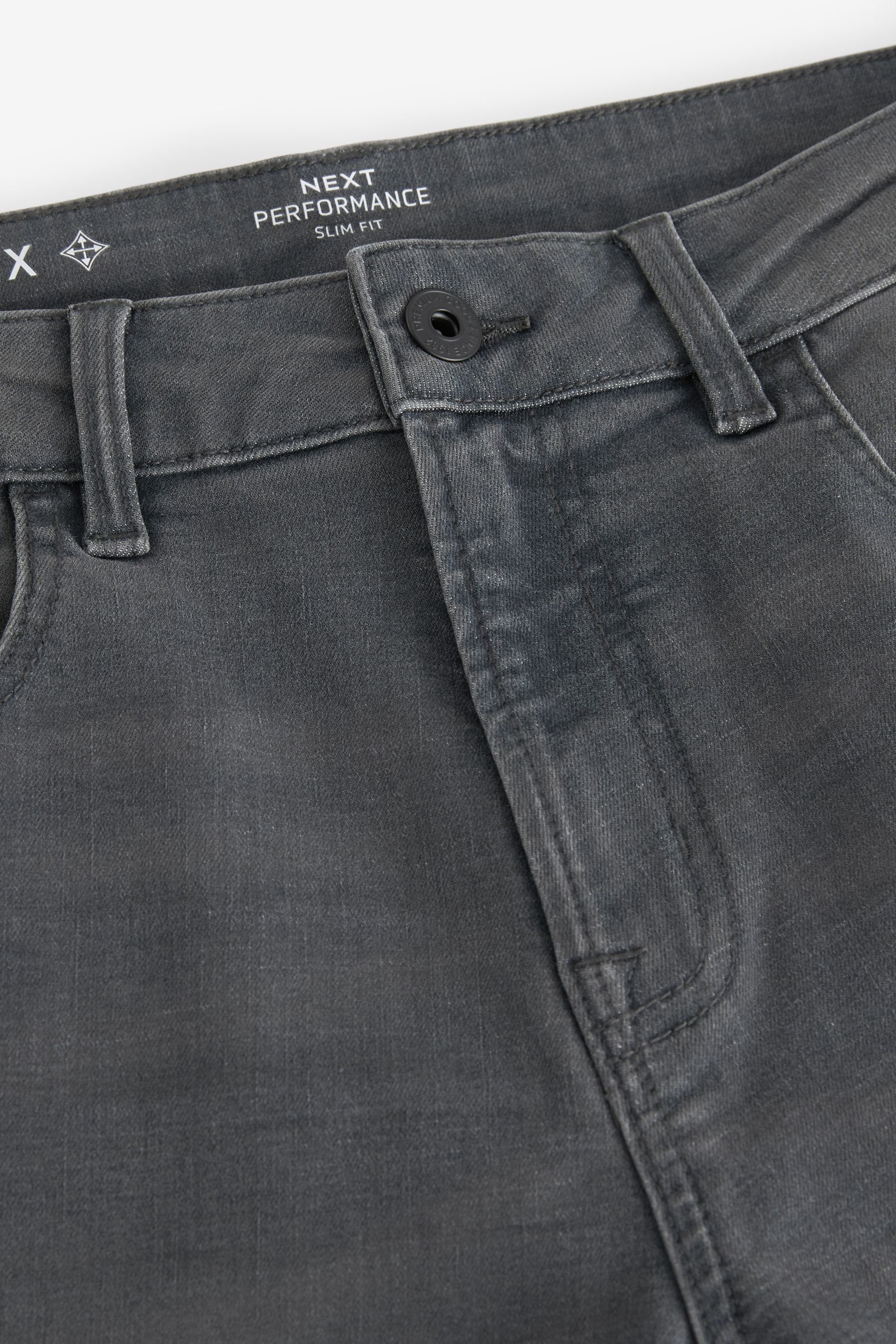 Next Slim-fit-Jeans (1-tlg) Motionflex - Slim Vintage Grey Jeans