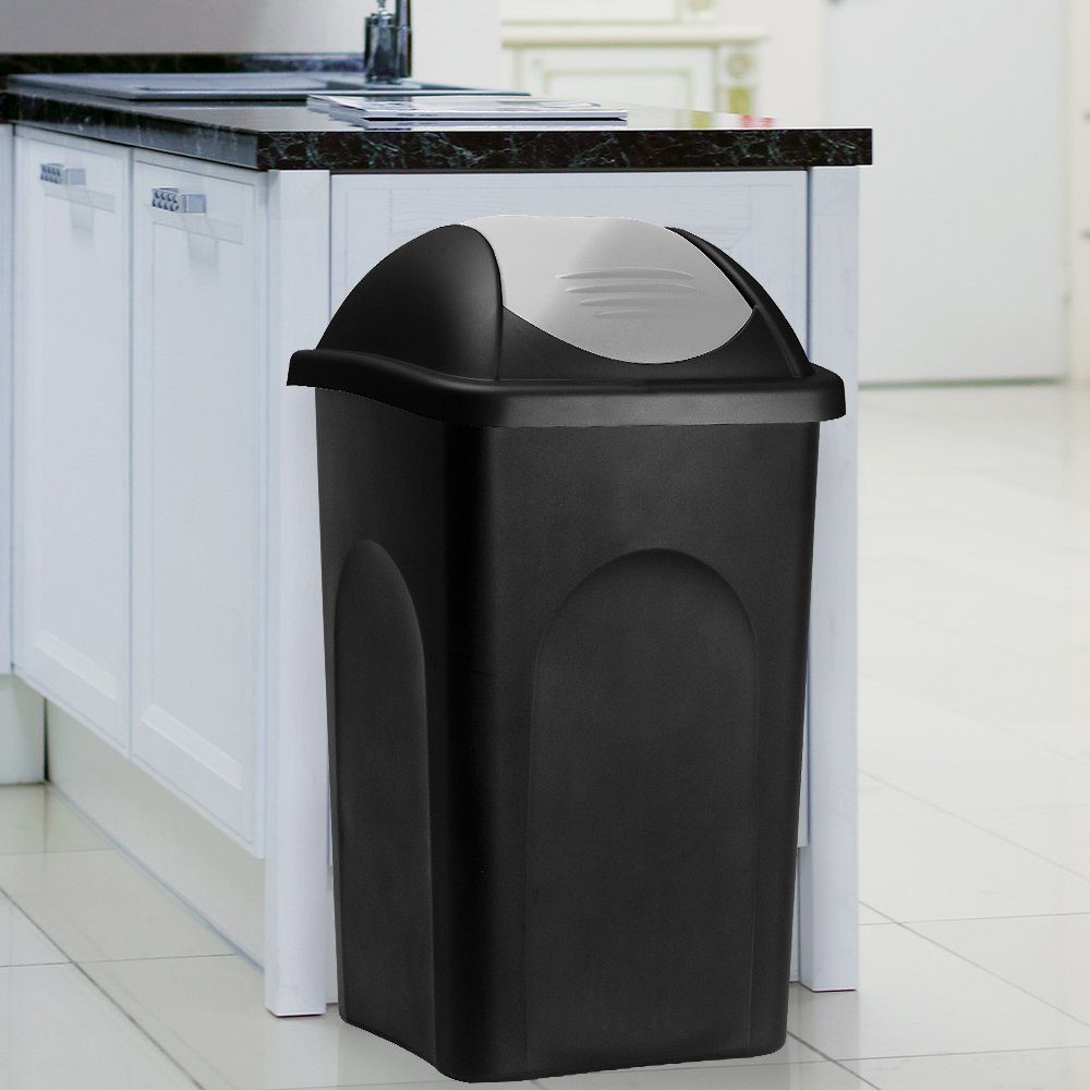 Stefanplast Mülleimer Push Can, 60 L Abfallbehälter 68x41x41cm Papierkorb Mülltrennung