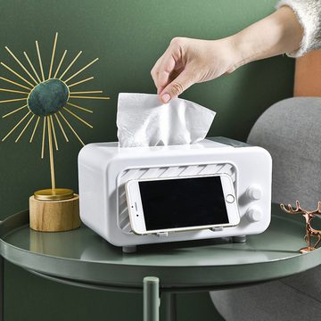 KIKI Schubkasten Multifunktionale Aufbewahrungsbox–Feder-Taschentuchbox für Handyhalter (1 St)